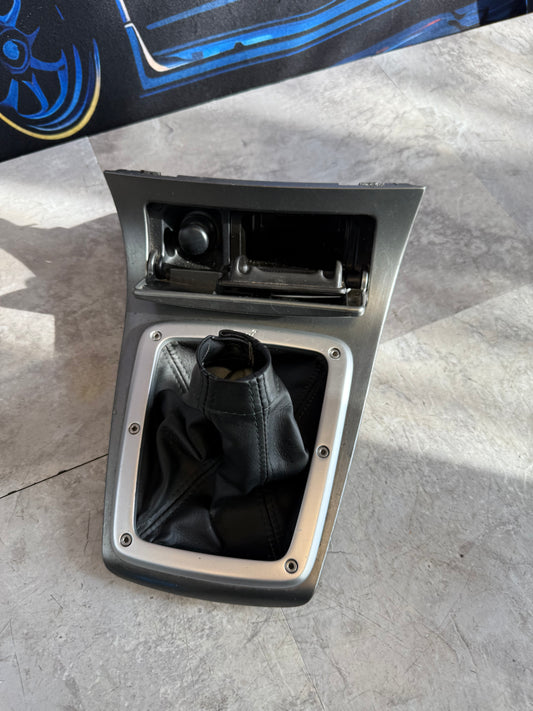 OEM 2005 - 2007 Subaru STi shifter trim assembly six speed w/ shift boot