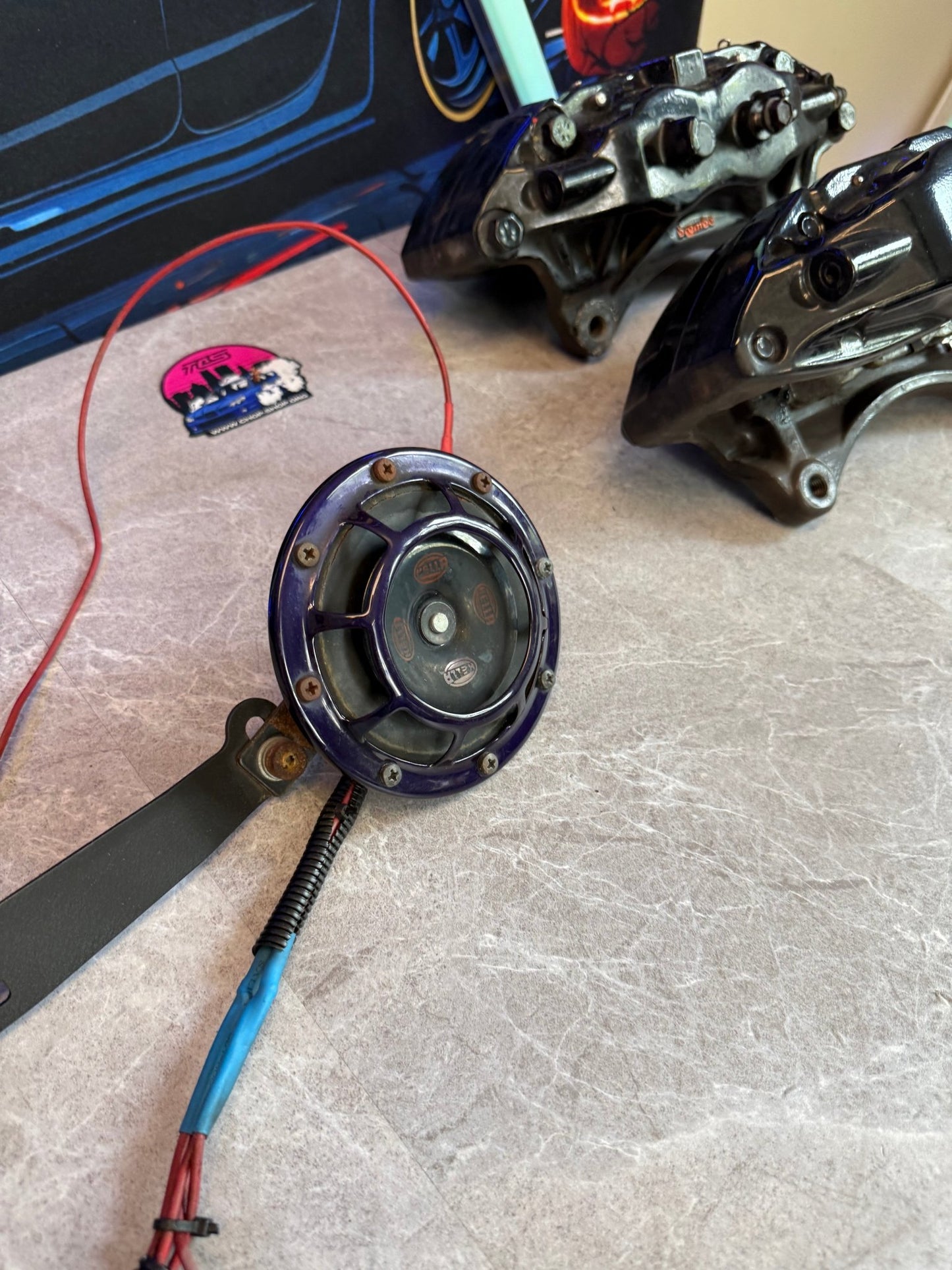 HELLA horns supertones sharptones rally Subaru STi wrx 2008-2014 Perrin super tones