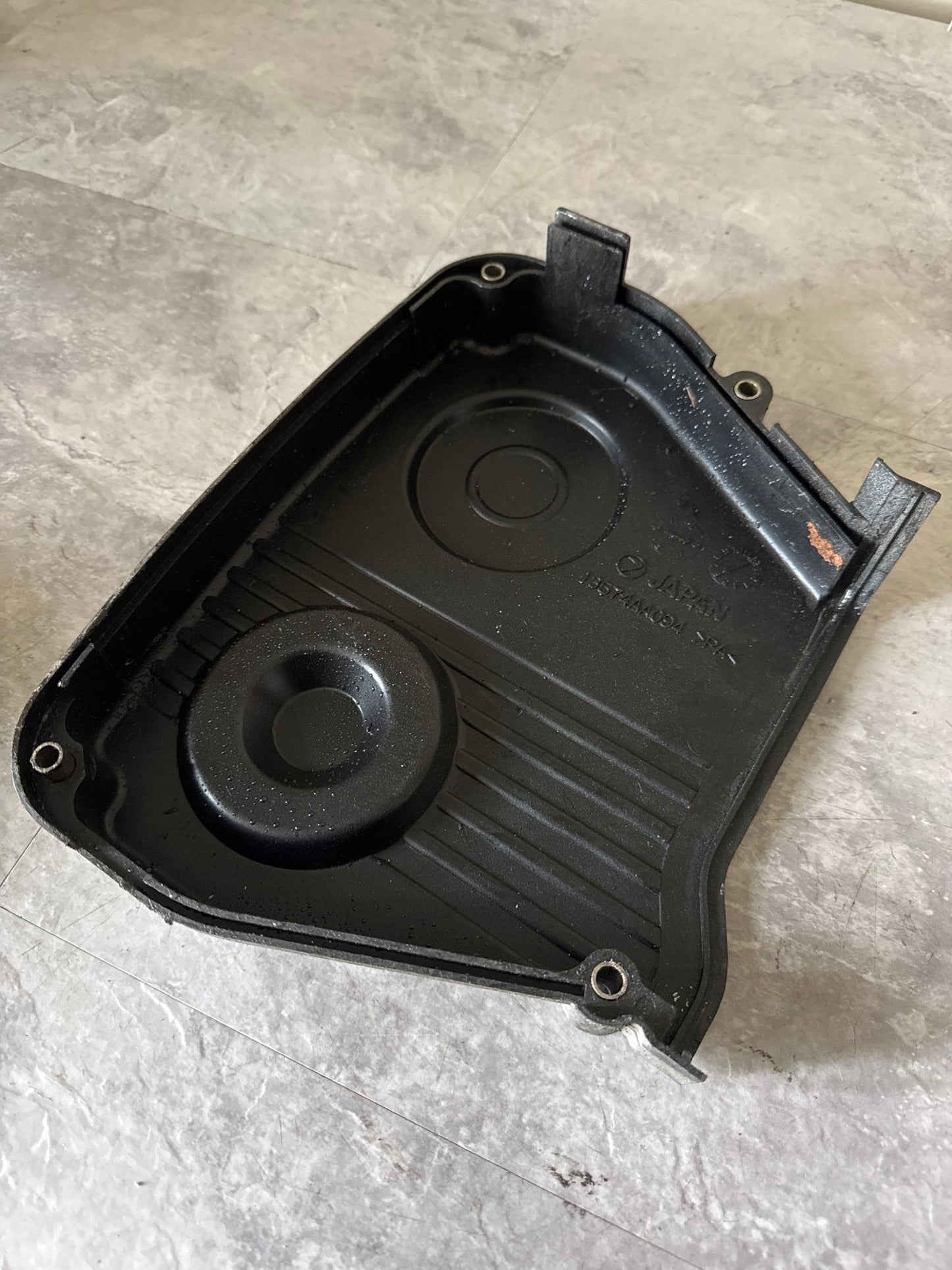 OEM Subaru Impreza WRX STi 02-14 Timing Belt Cover LH 13574AA094 (Painted Silver)