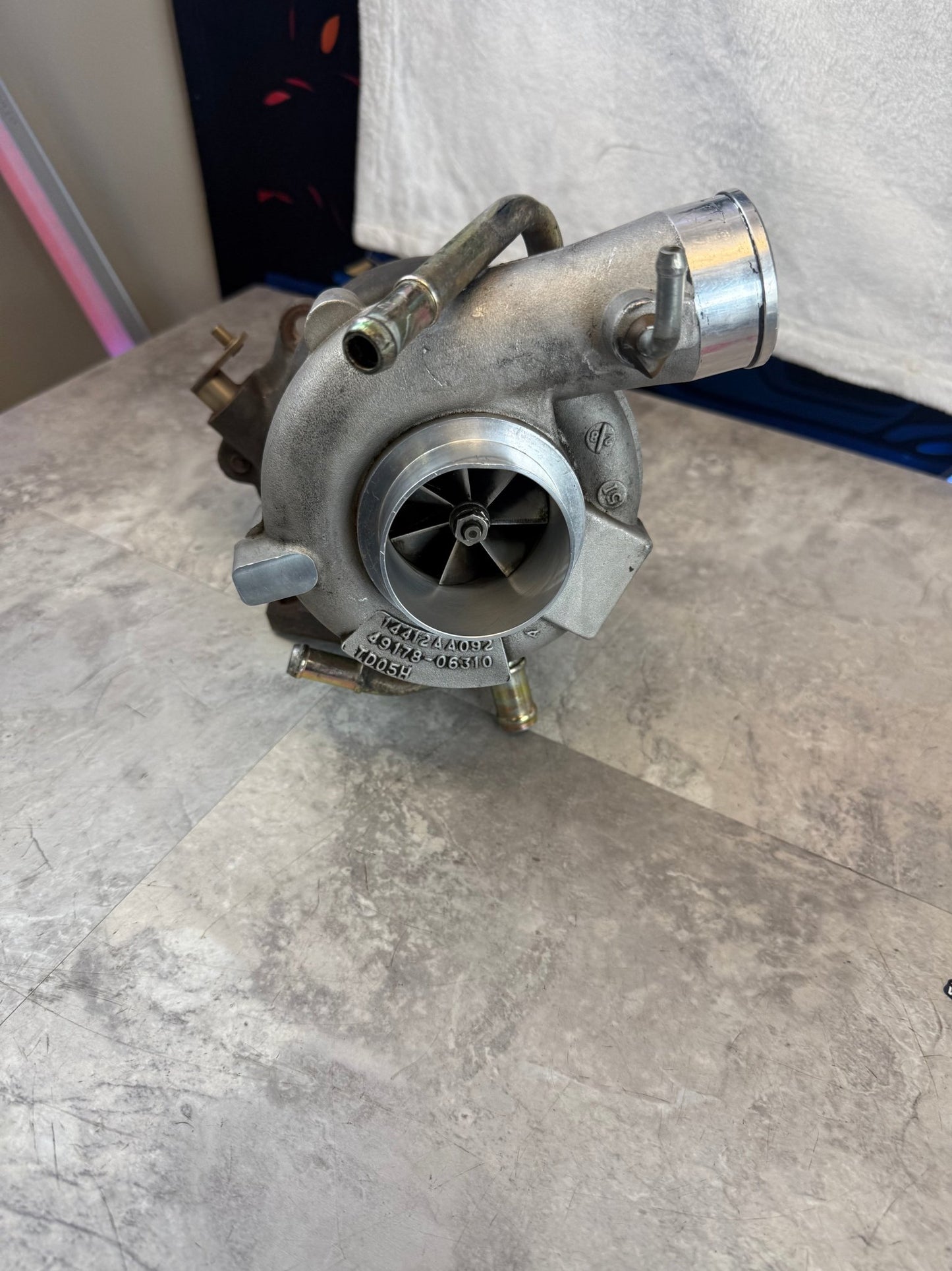 FP blue forced performance turbo turbocharger 04-21 STi 02-07 wrx 400 + HP billet bolt on