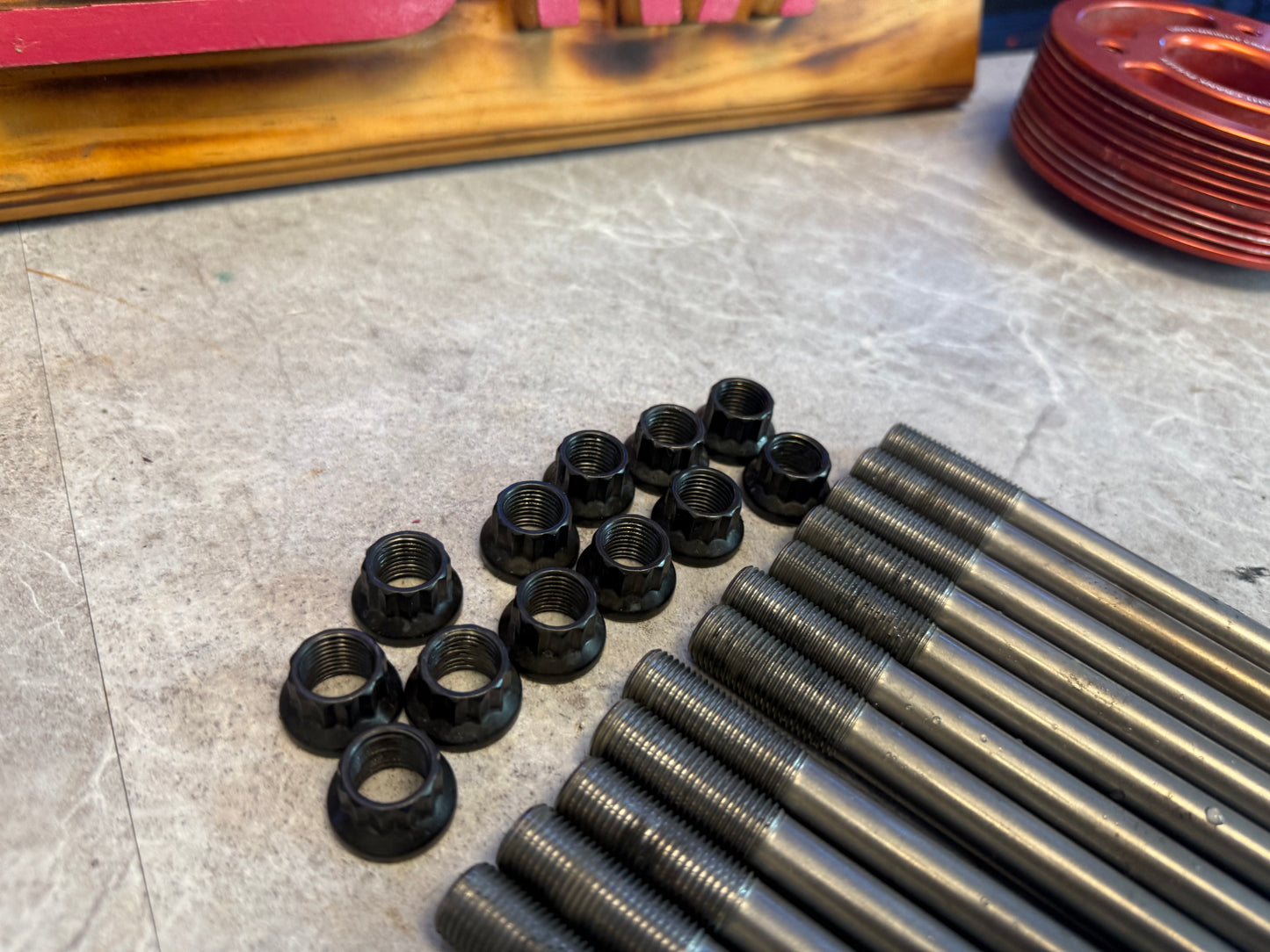 ARP OUTFRONT MOTORSPORTS CUSTOM 1/2” half inch Subaru STi & wrx head studs 2000s 2000 IAG P2P TETER
