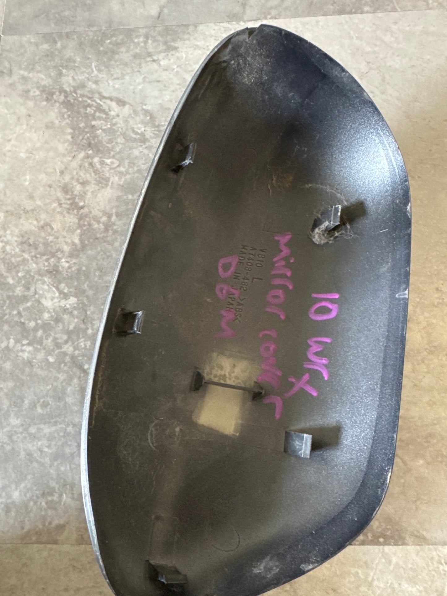 OEM 2008-2014 Subaru Impreza WRX STi LH Drivers Side Ext Mirror Cover DGM