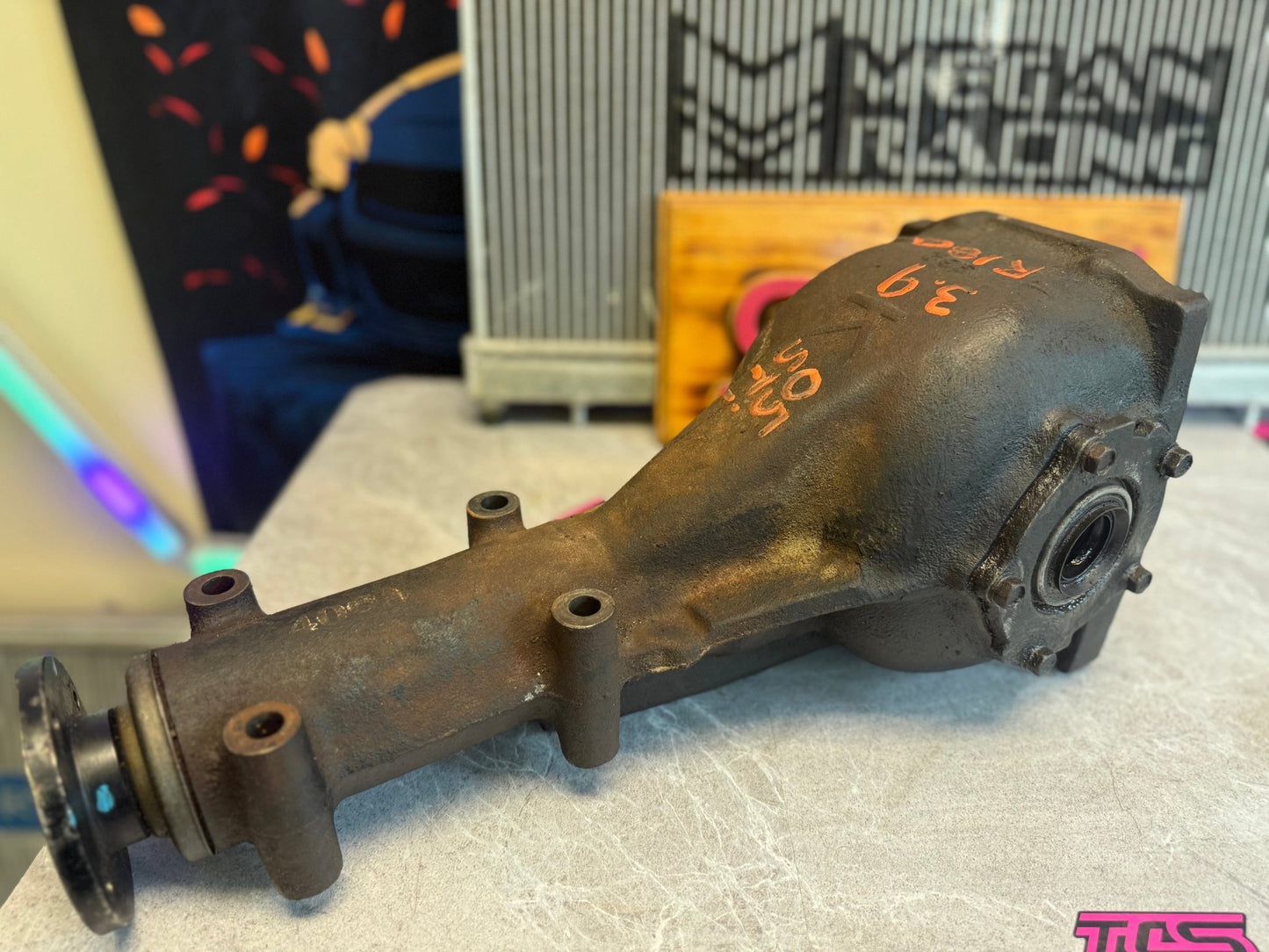 R180 R 180 rear diff differential 2004 2004 blobeye usdm Subaru STi 3.9 lsd six speed