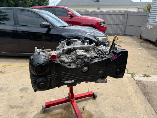 OUTRONT Motorsports v4 ultra ej257 ej25 Subaru wrx & STi closed deck & built forged engine longblock BC 282 cammed
