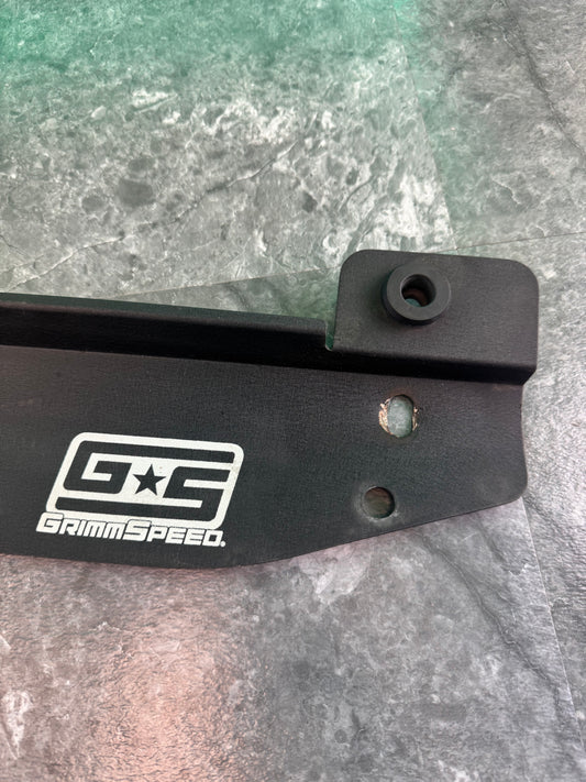 2008-2014 Subaru WRX STi GrimmSpeed Radiator Shroud With Tool Tray Black