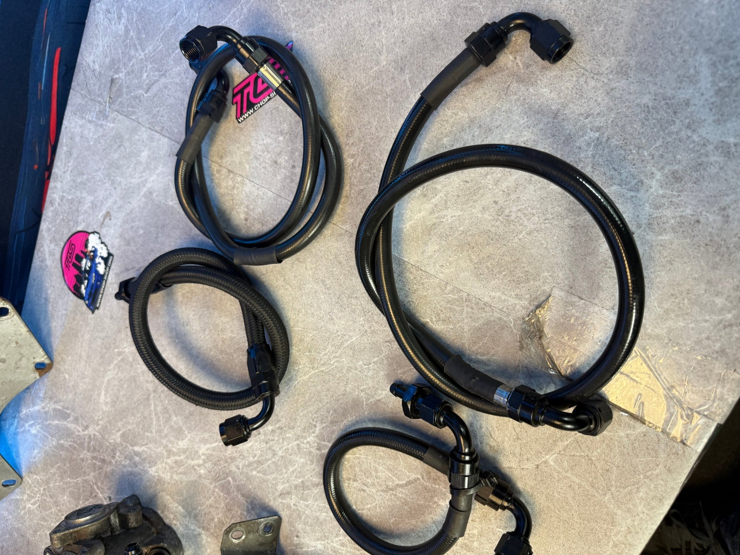 DW fuel kit “ side feed conversion “ 2004 - 2006 SUBARU STi & 2002 - 2007 WRX TGV’s , LINES , FUEL LAB FPR & 1200 CC injectors