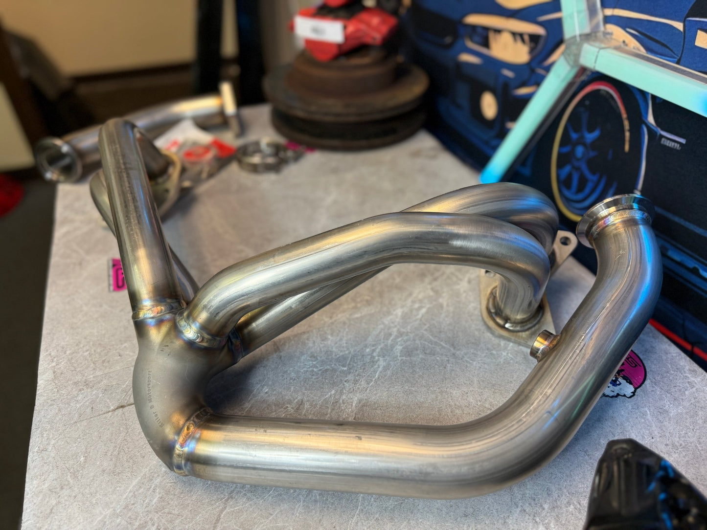Killer b Motorsports holy header 4-1 4 into 1 equal length header Subaru STi & wrx ej257 ej255 ej205