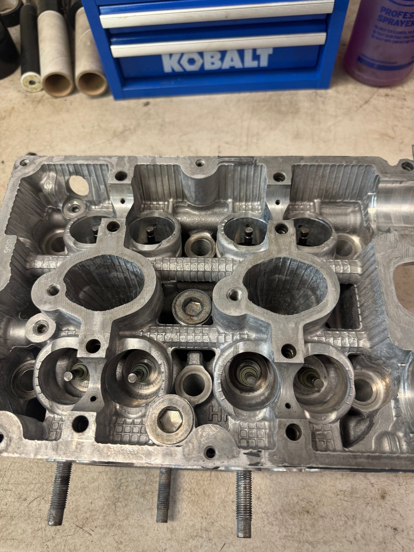 OEM Subaru STi cylinder heads DAVCS dual avcs w25 n25 2008 + ej257 type RA s209 IAG 1/2” DRILLED
