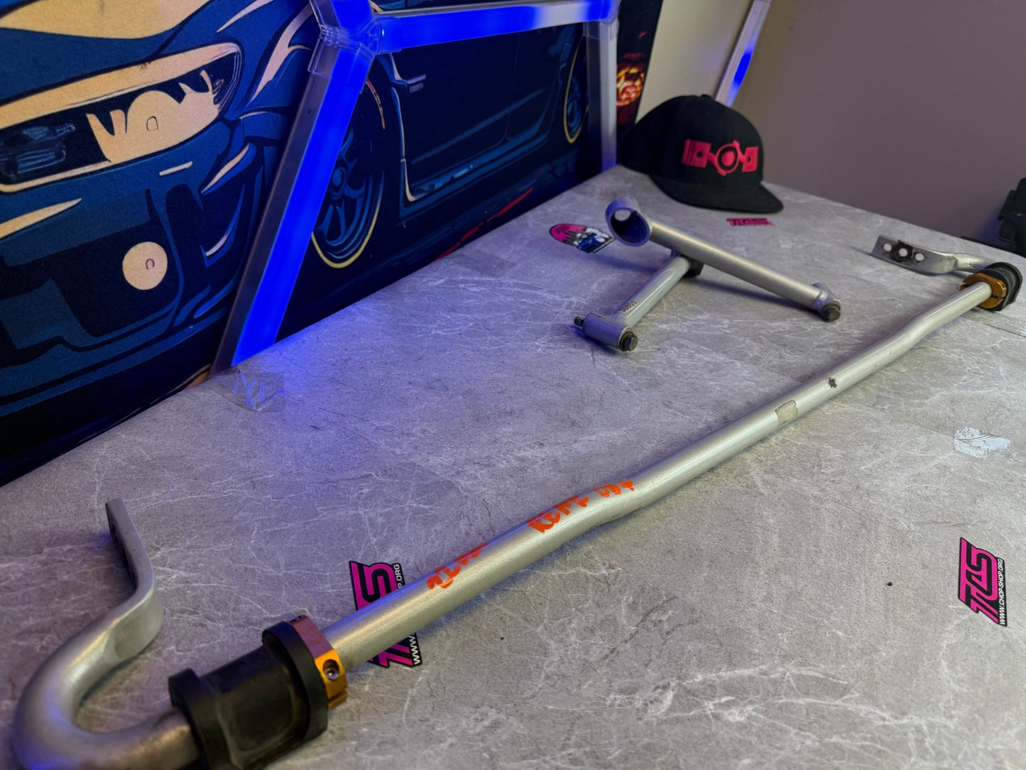 WHITELINE FLATOUT adjustable rear sway bar 22 MM 08-21 SUBARU STi & WRX LEGACY GT