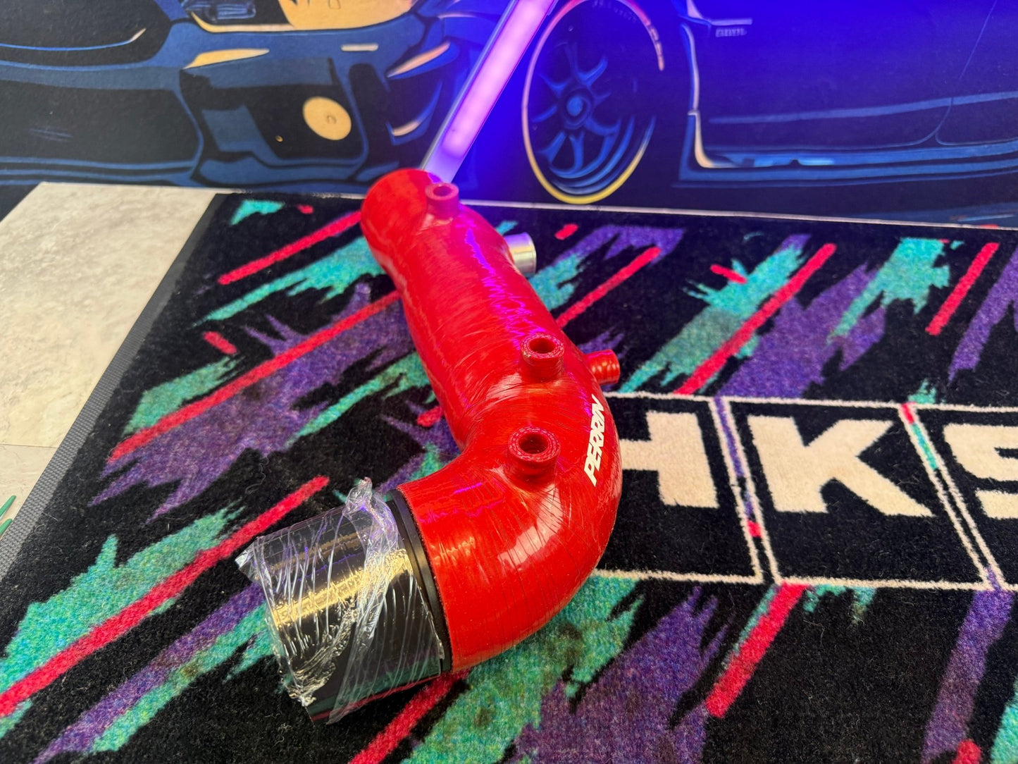 2002-2021 Subaru WRX STi perrin Turbo Inlet 2.5" Turbo Side / 3" Filter Side / / FXT NEW