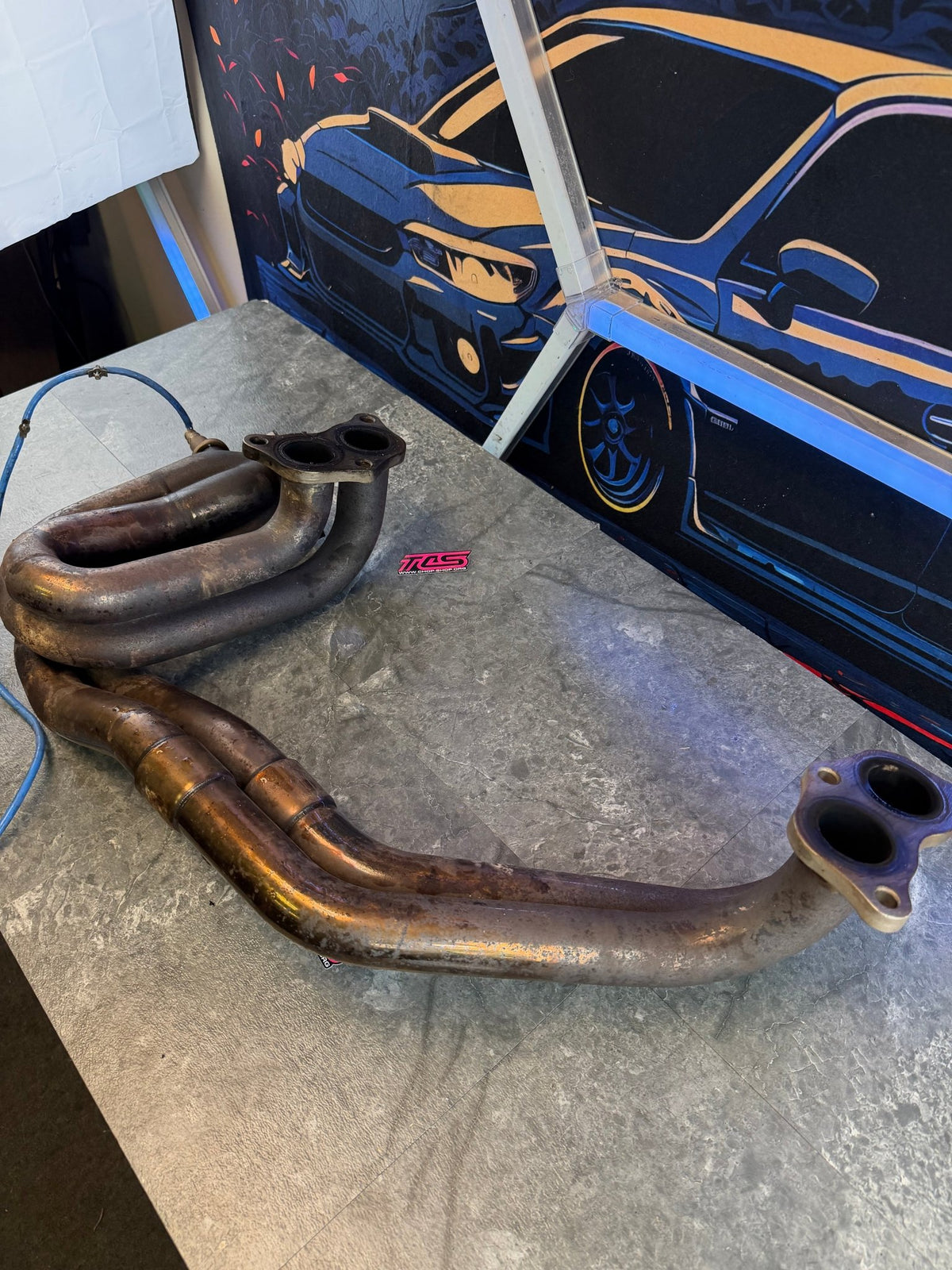 TOMEI UELH unequal length header 3 bolt SUBARU STi & WRX EJ257 EJ255 turbo exhaust manifold