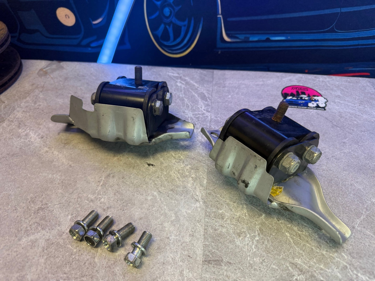 TORQUE SOLUTIONS engine mounts with oem mount plates & bolts Subaru wrx & STi