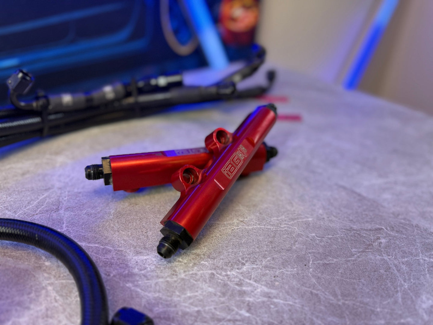 IAG FUEL KIT PTFE LINES ETHANOL STi & SUBARU WRX & RAILS & AREOMOTIVE FPR
