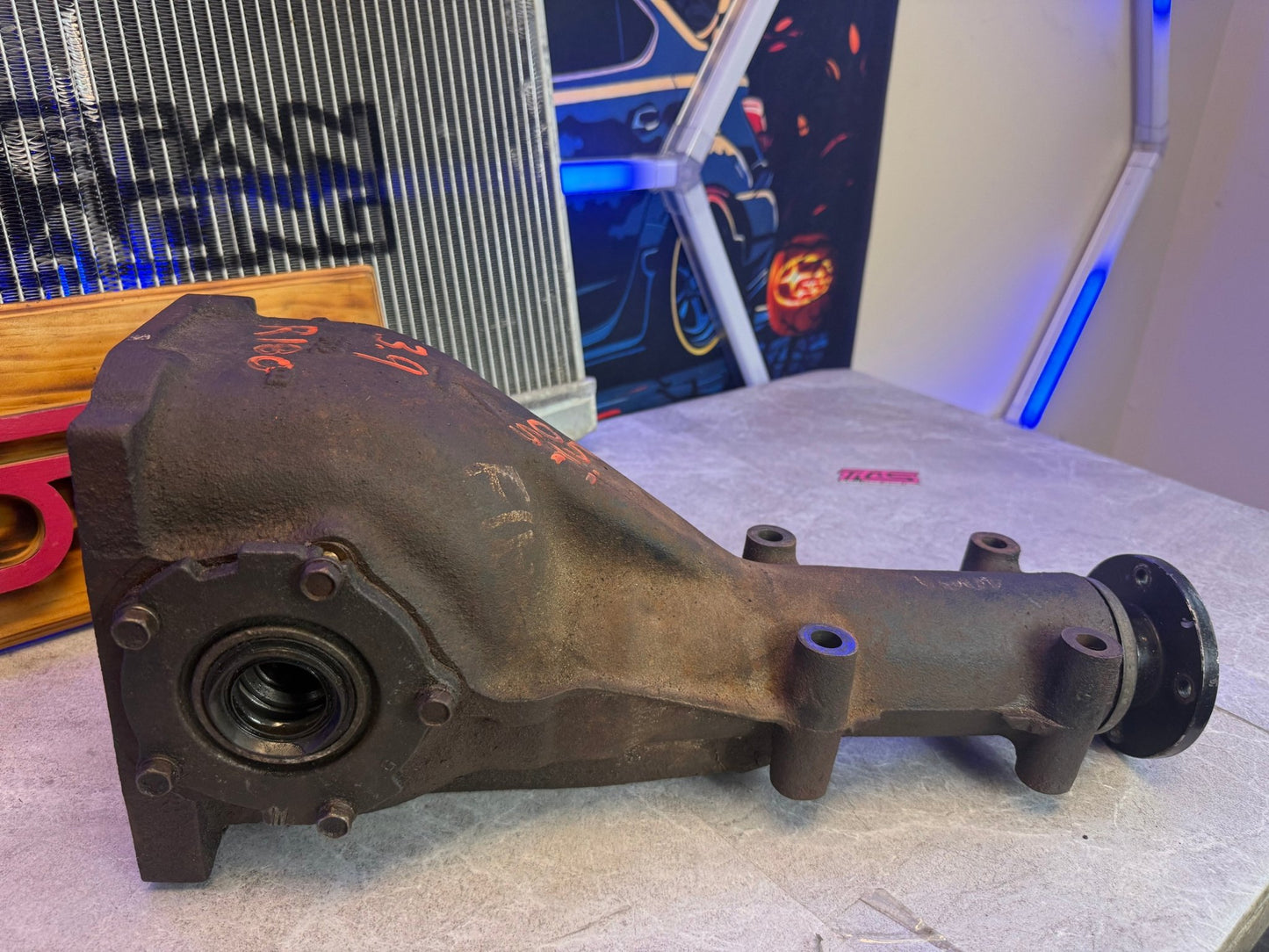 R180 R 180 rear diff differential 2004 2004 blobeye usdm Subaru STi 3.9 lsd six speed