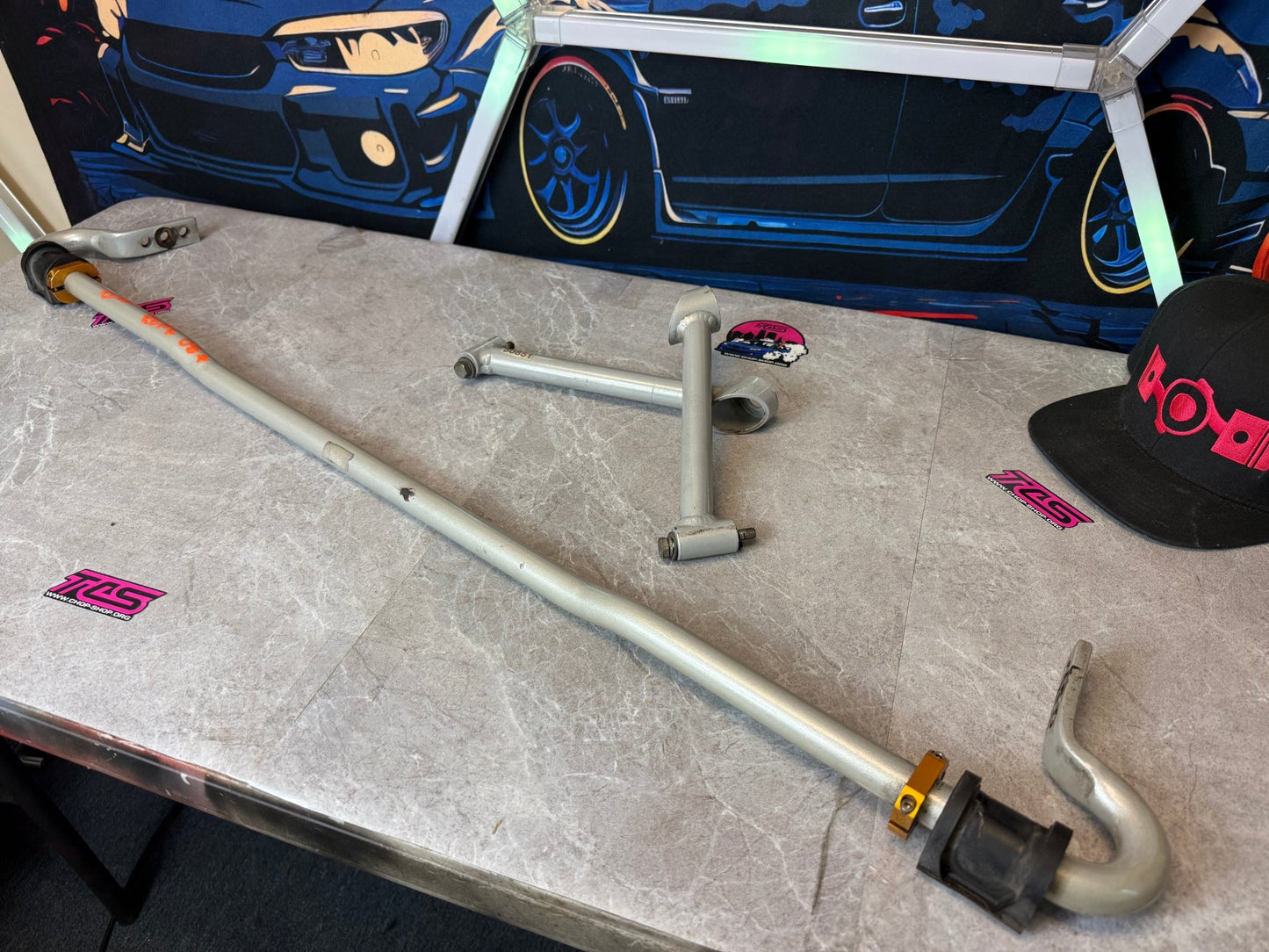 WHITELINE FLATOUT adjustable rear sway bar 22 MM 08-21 SUBARU STi & WRX LEGACY GT