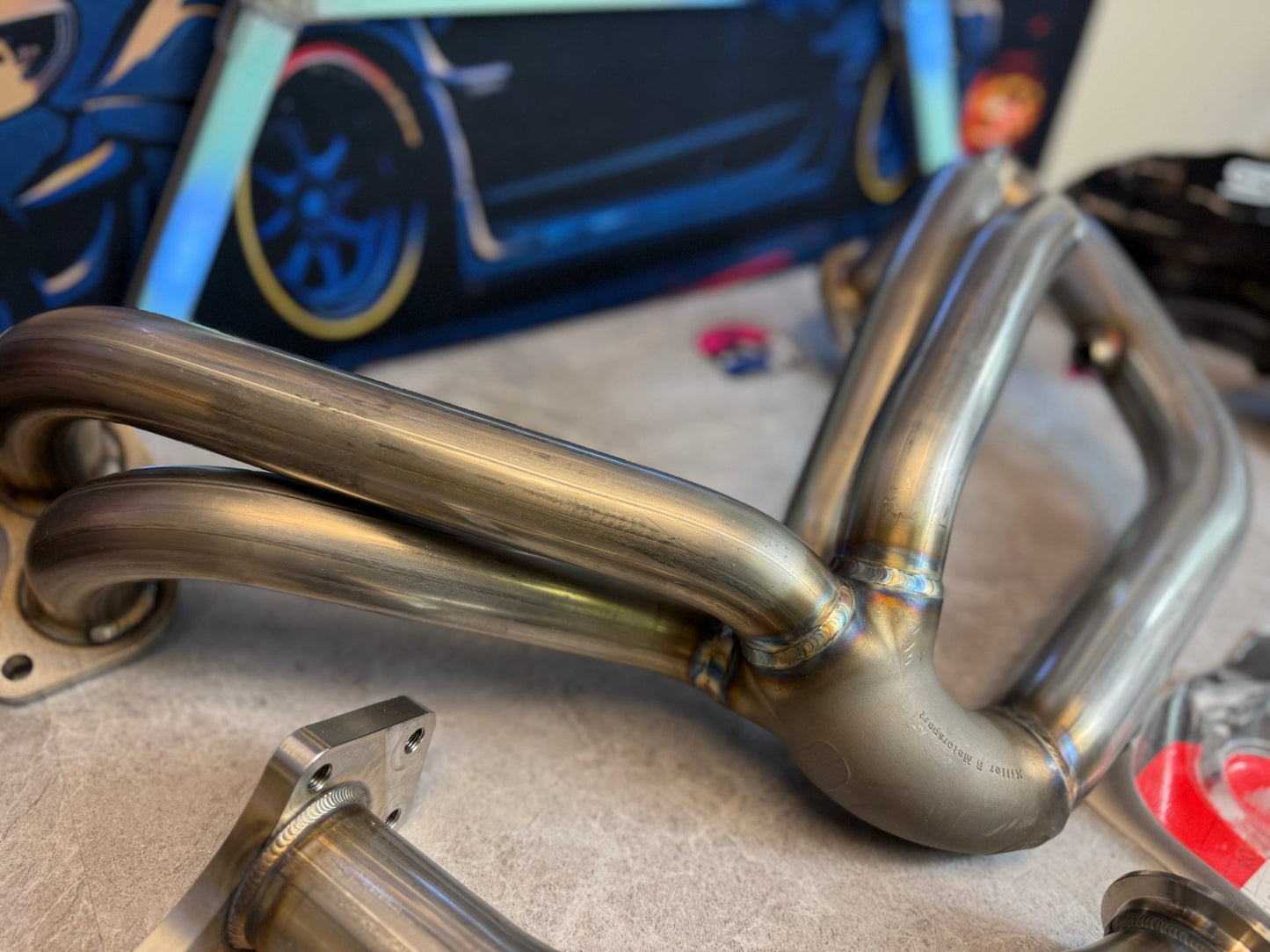 Killer b Motorsports holy header 4-1 4 into 1 equal length header Subaru STi & wrx ej257 ej255 ej205