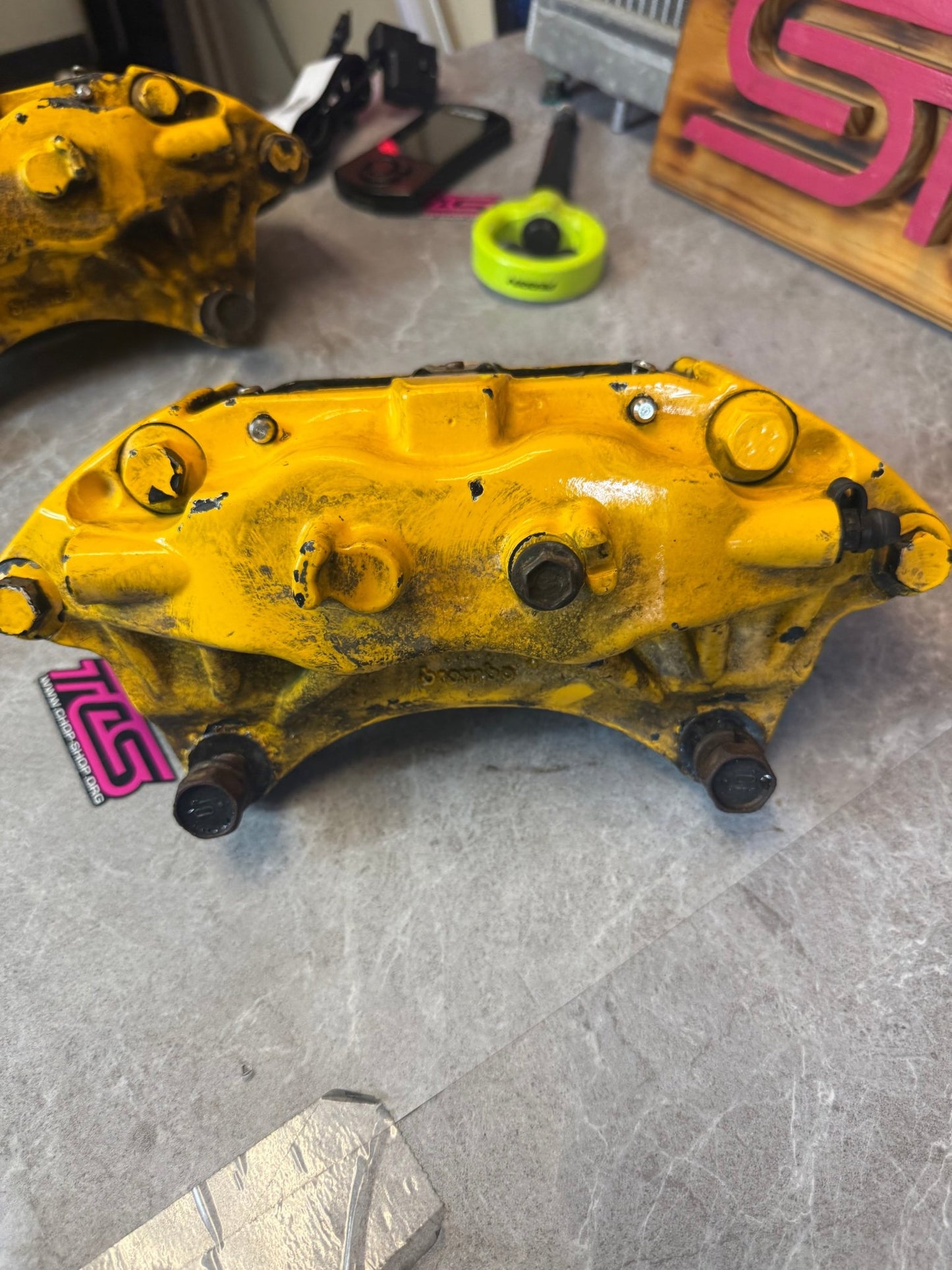 OEM 2008 Subaru STi brembo brakes ( NOT STOP TECH ) front and rear caliper upgrade for wrx