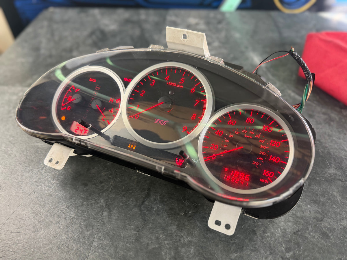 2005-2007 Subaru STi OEM Gauge Cluster DCCD Instrument Cluster WRX Swap