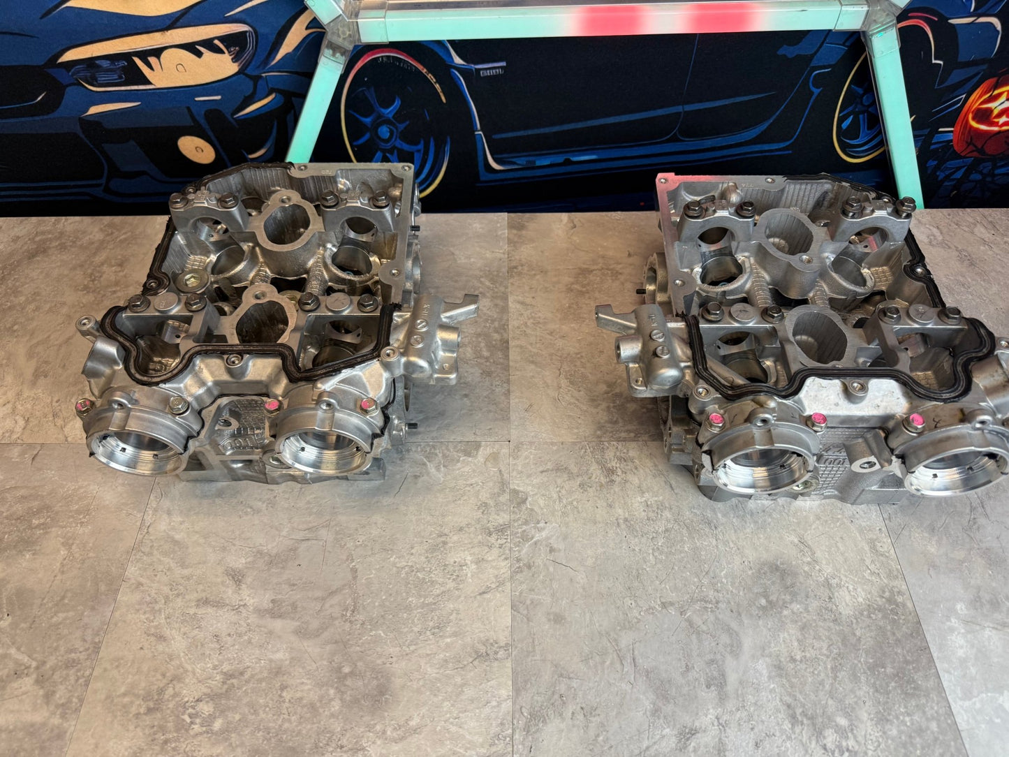 Metro performance race port SAVCS built cylinder heads v25b port polish 14 mm drilled ( like iag & outfront )