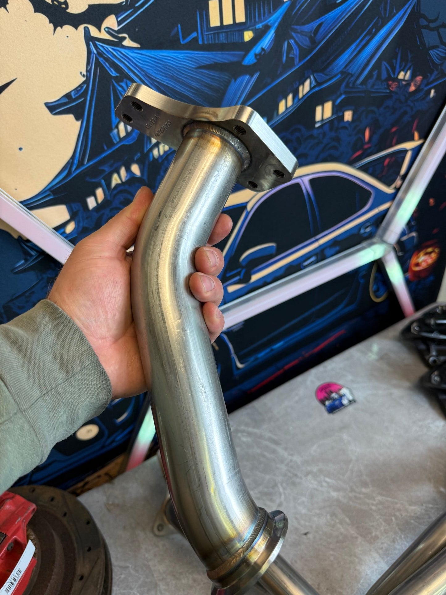 Killer b Motorsports holy header 4-1 4 into 1 equal length header Subaru STi & wrx ej257 ej255 ej205