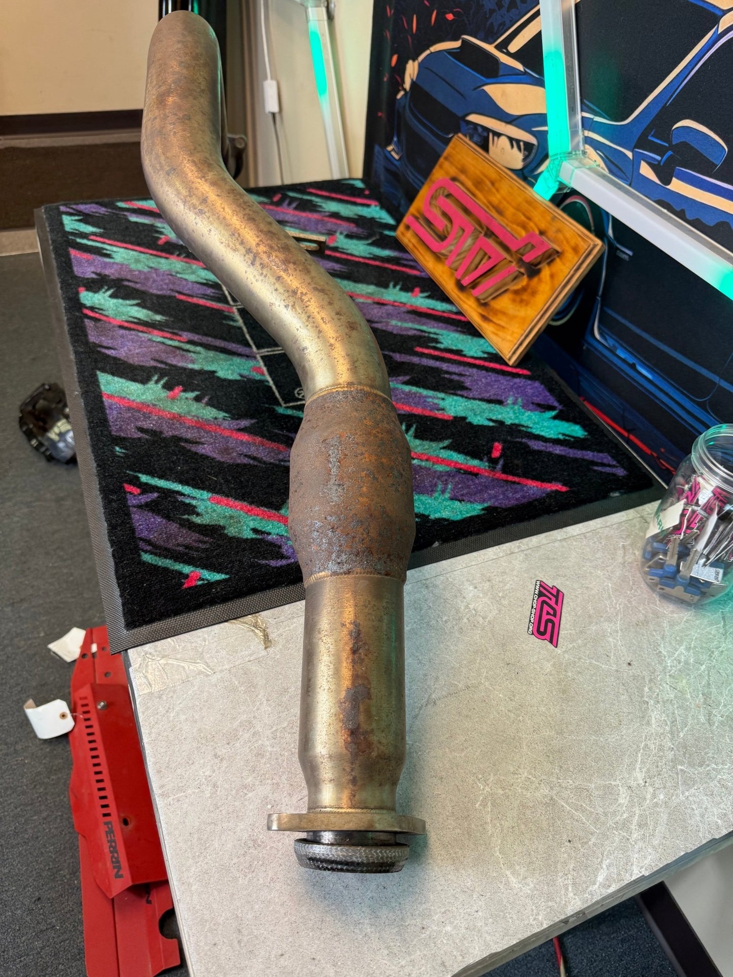 COBB TUNING catted downpipe V1 exhaust emissions 08-21 STi & 08-14 Subaru wrx legacy gt forester xt