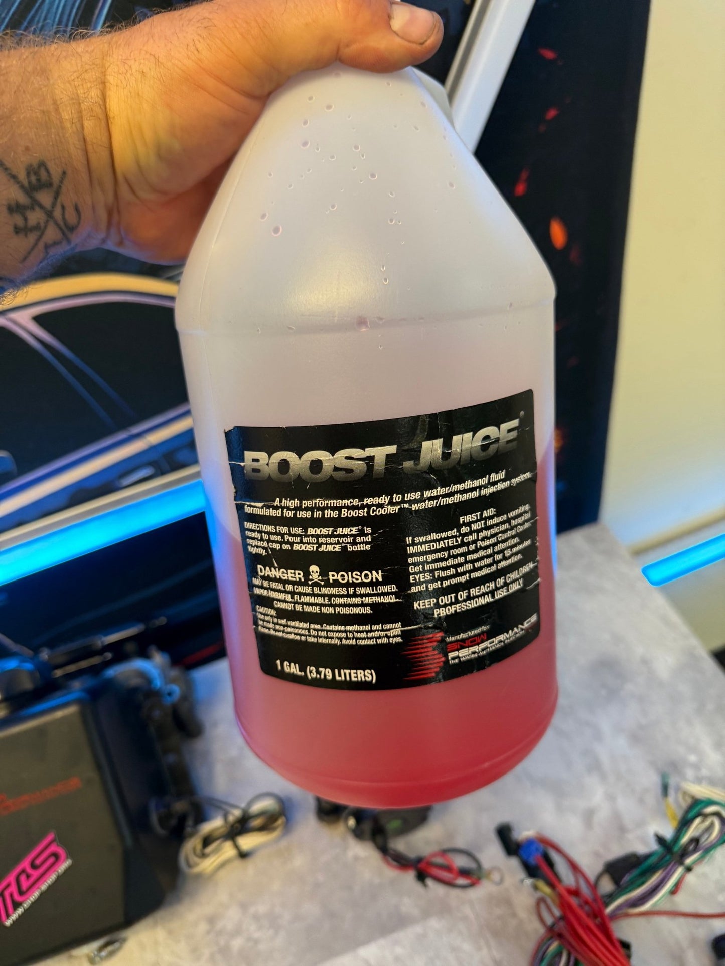 Snow performance water methanol injection kit Subaru STi & wrx stage 2 boost cooler