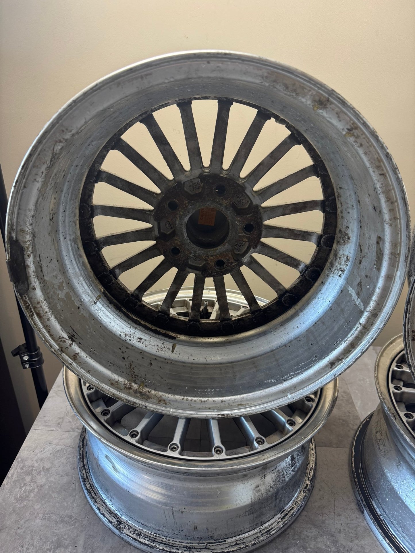 3pc Sieg Fins By Work Wheels 15 Inch 6.5 Wide 5x114.3 +46