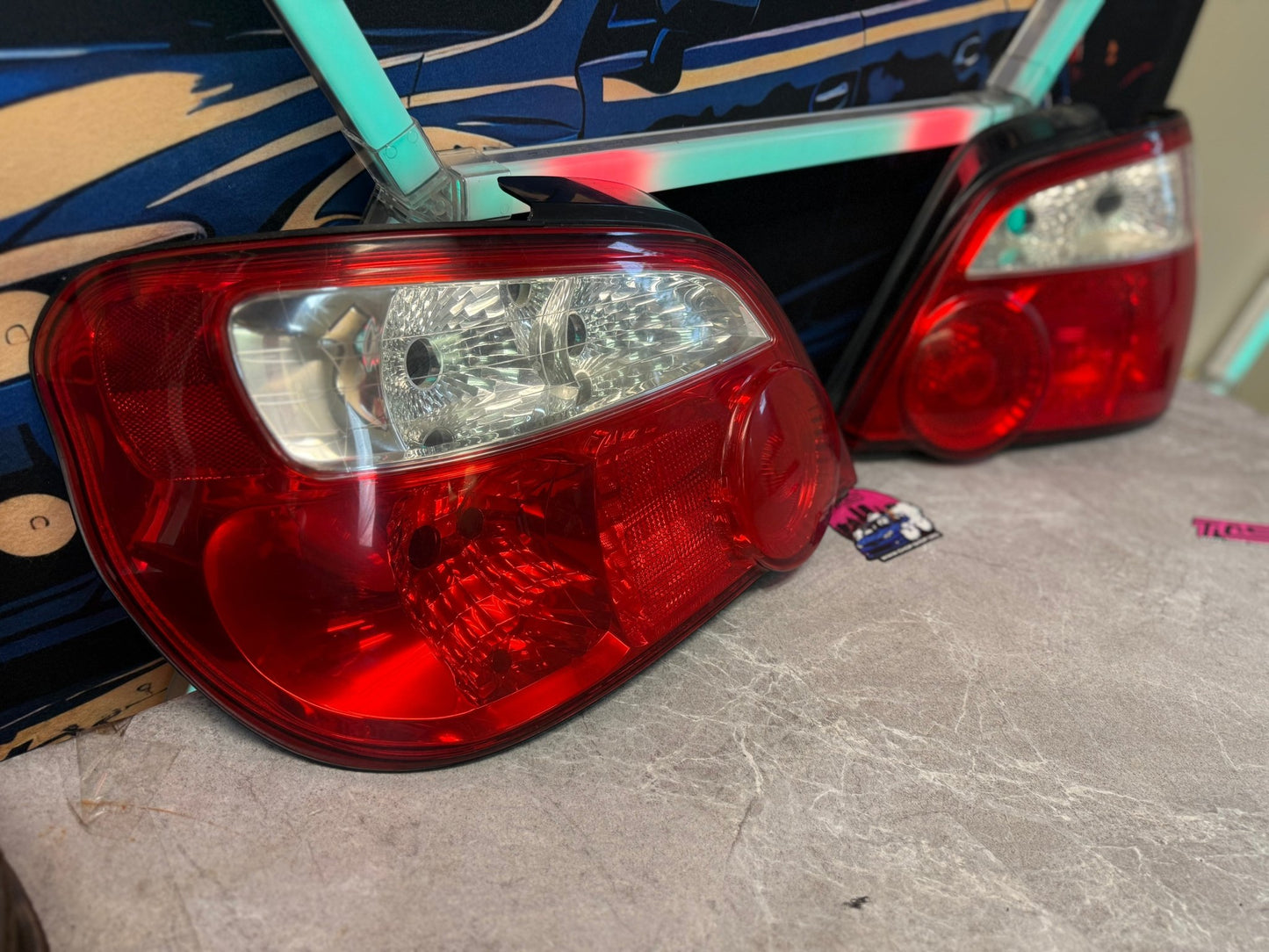 OEM 2004 2005 Subaru wrx & Sti & Impreza sedan rear tail lights tails taillights bugeye blobeye Hawkeye