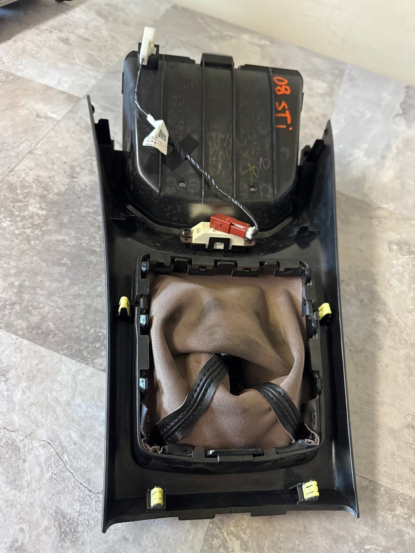 OEM 2008-2014 Subaru Impreza WRX STi Center Shifter Console OEM 92126FG000 Sticker