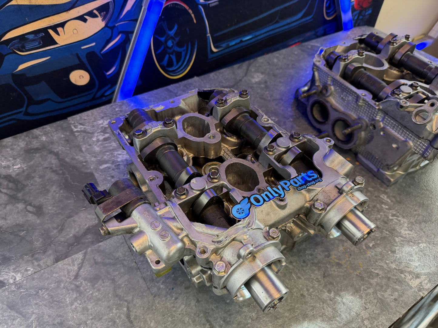 BUILT & cammed Subaru STi and wrx cylinder heads for IAG 950 14 mm drilled kelford r-199-d cams FERREA + 1 mm valves