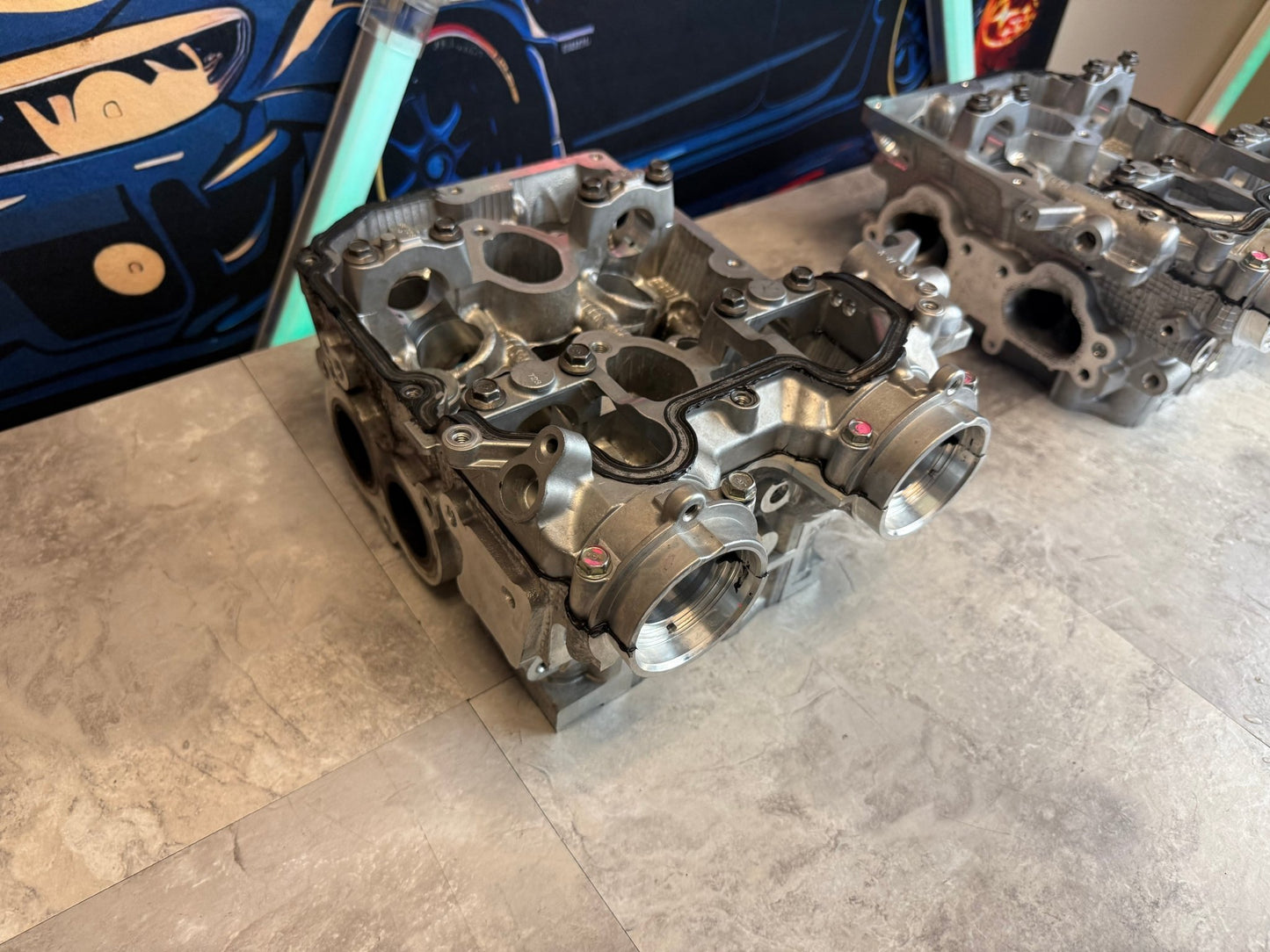 Metro performance race port SAVCS built cylinder heads v25b port polish 14 mm drilled ( like iag & outfront )