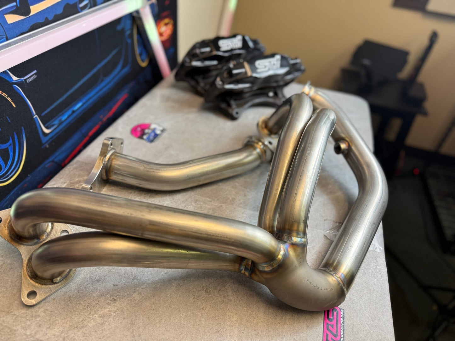 Killer b Motorsports holy header 4-1 4 into 1 equal length header Subaru STi & wrx ej257 ej255 ej205