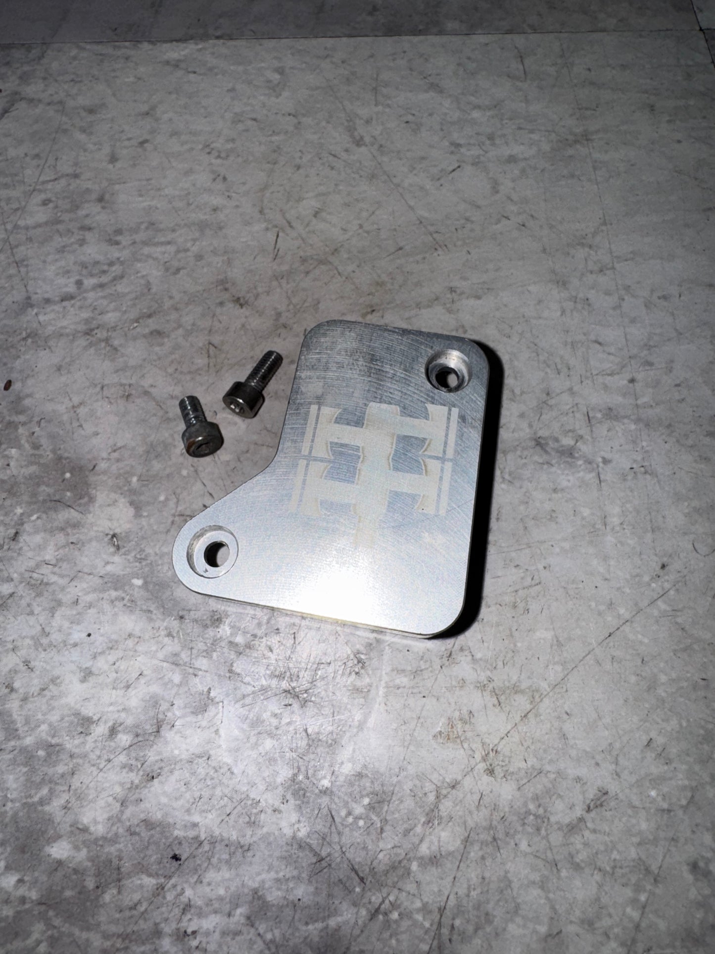 Billet Subaru 08-14 WRX/08 STi IAG MAF Mass Air Flow Sensor Block Off Plate With Hardware