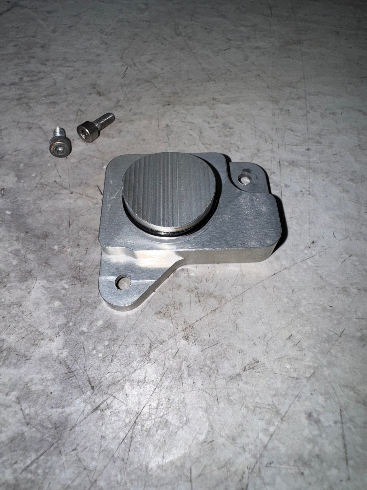 Billet Subaru 08-14 WRX/08 STi IAG MAF Mass Air Flow Sensor Block Off Plate With Hardware