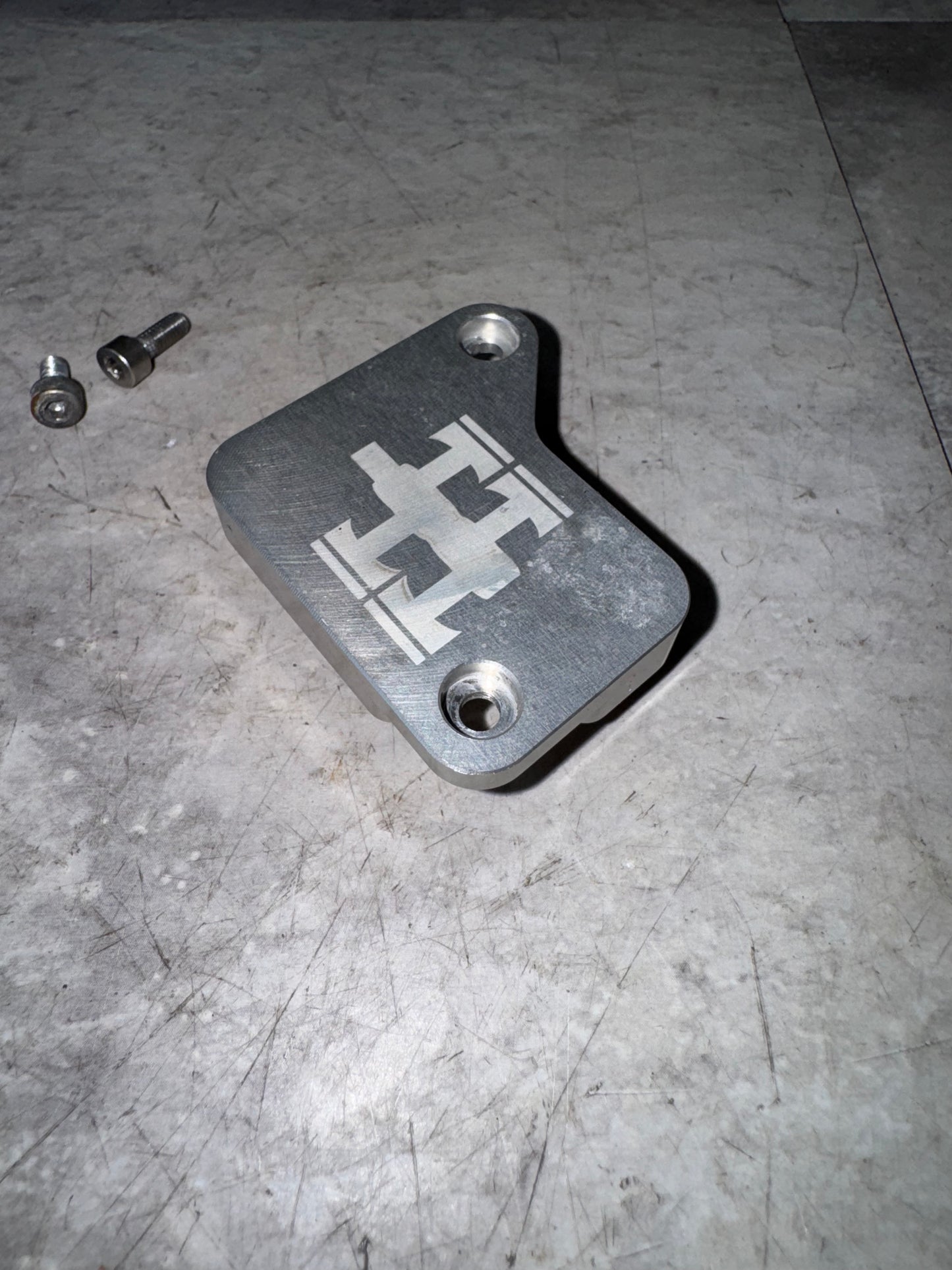 Billet Subaru 08-14 WRX/08 STi IAG MAF Mass Air Flow Sensor Block Off Plate With Hardware