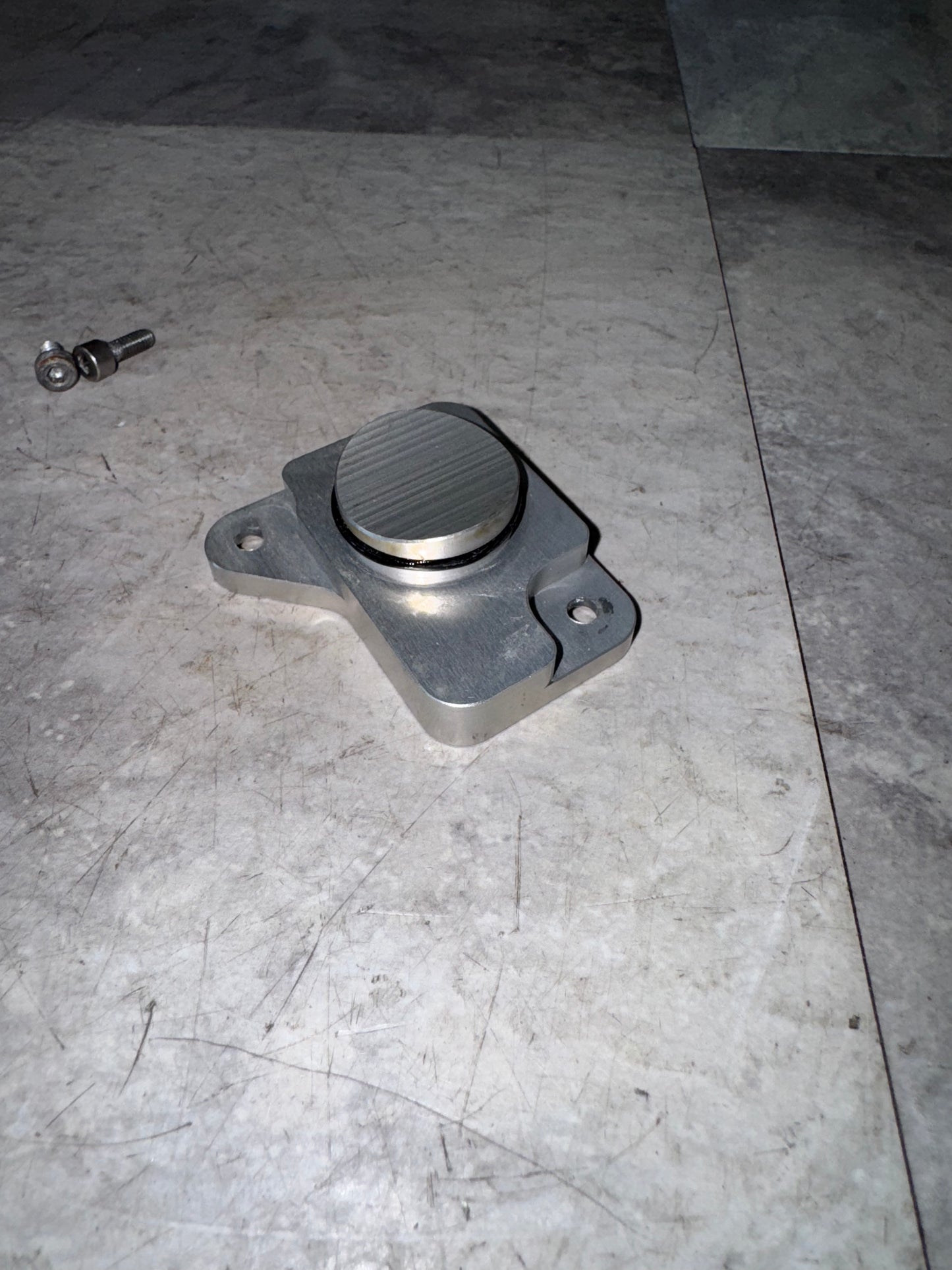 Billet Subaru 08-14 WRX/08 STi IAG MAF Mass Air Flow Sensor Block Off Plate With Hardware