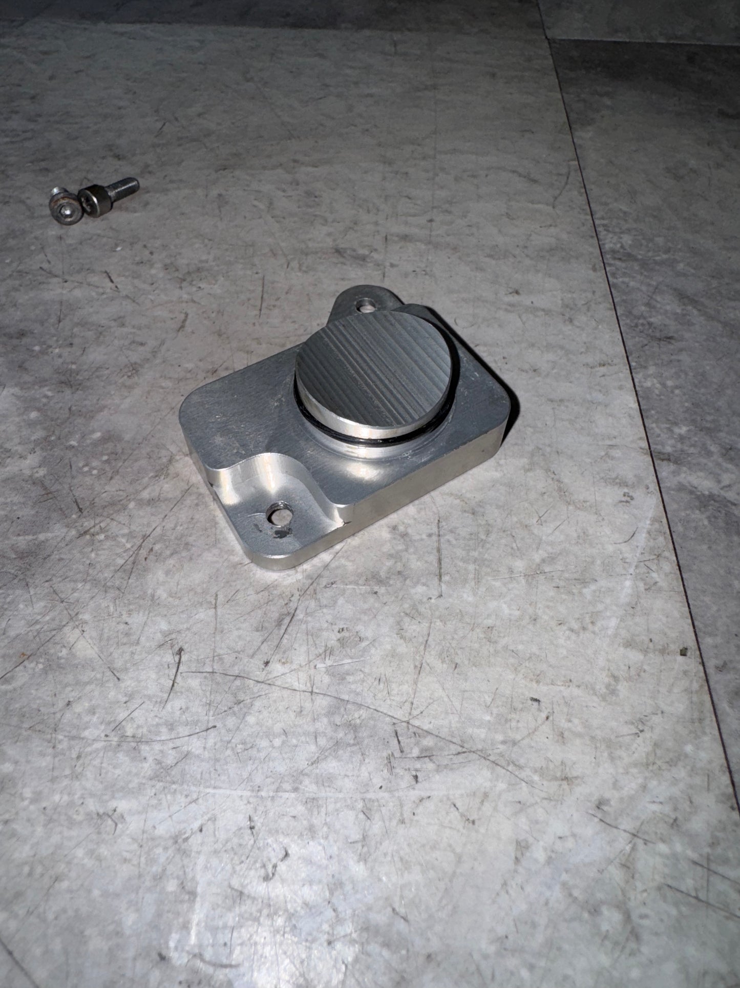 Billet Subaru 08-14 WRX/08 STi IAG MAF Mass Air Flow Sensor Block Off Plate With Hardware