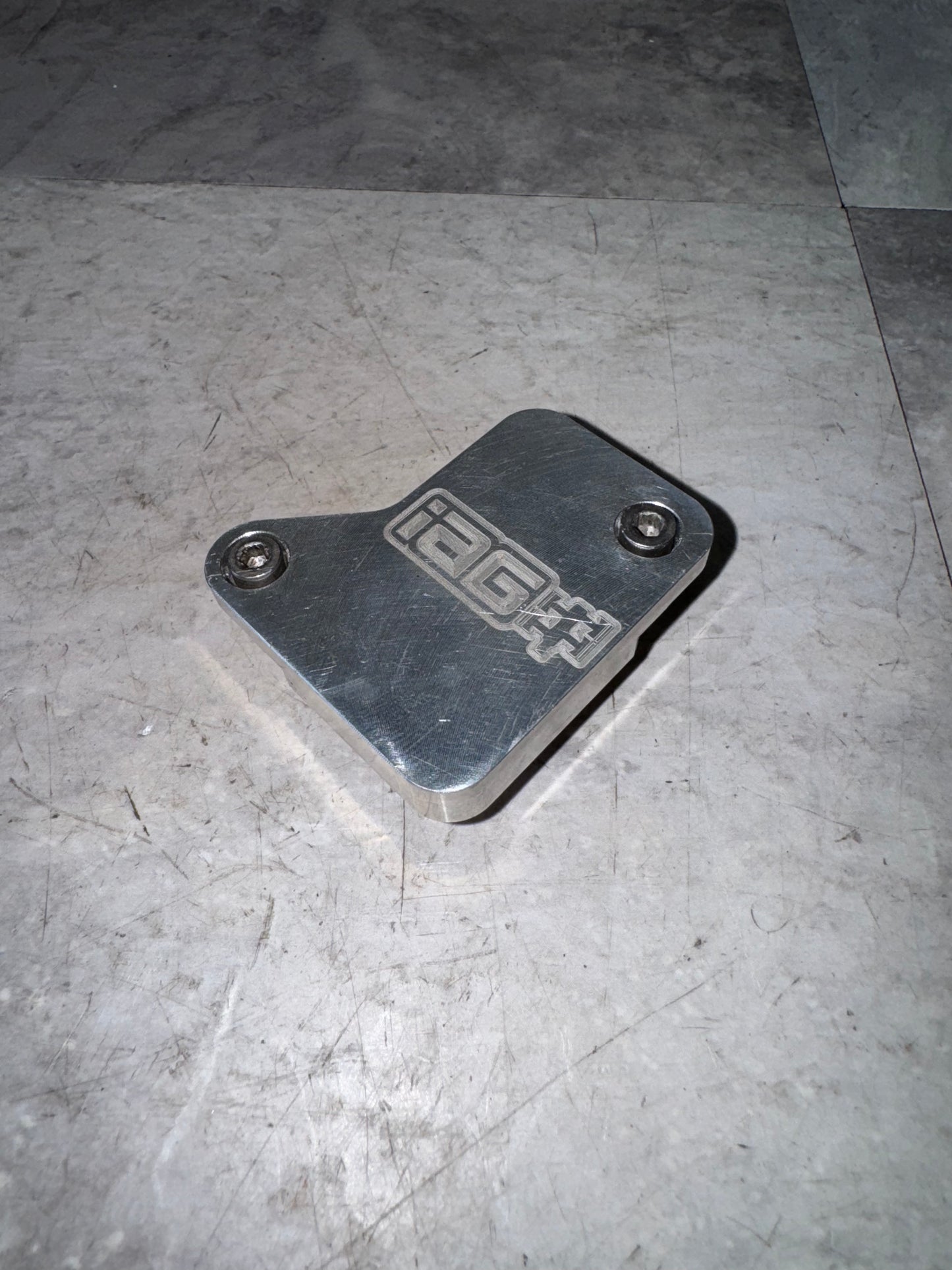 BILLET Subaru 08-14 WRX/08 STi IAG MAF Mass Air Flow Sensor Block Off Plate With Hardware