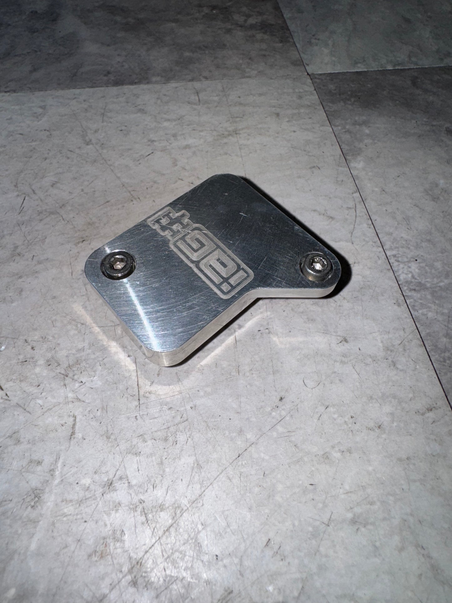 BILLET Subaru 08-14 WRX/08 STi IAG MAF Mass Air Flow Sensor Block Off Plate With Hardware