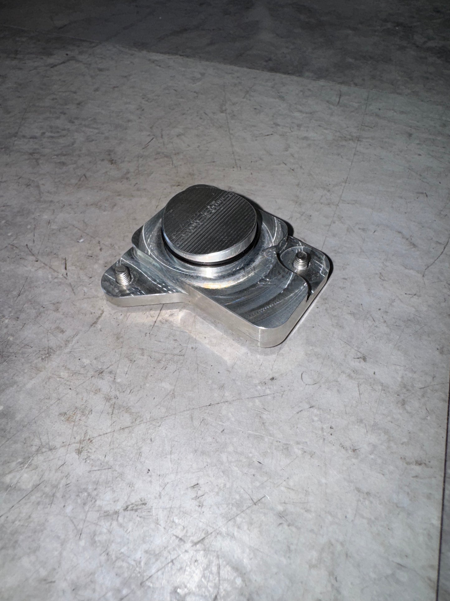 BILLET Subaru 08-14 WRX/08 STi IAG MAF Mass Air Flow Sensor Block Off Plate With Hardware