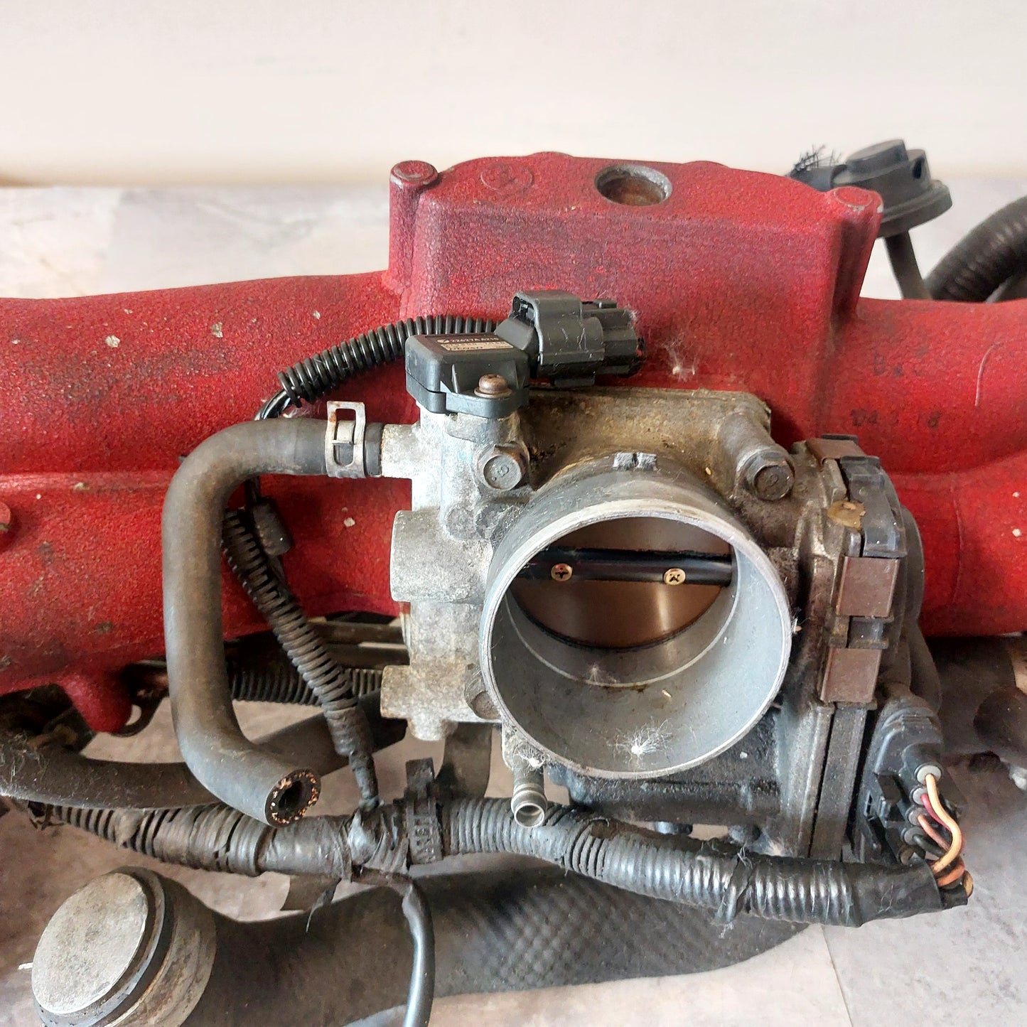 OEM Fully Dressed Engine Intake Manifold 2004 Subaru Impreza WRX STi