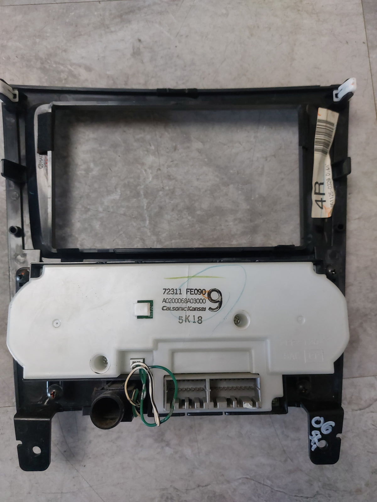 2005-2007 Subaru WRX STi OEM Climate Control Unit w/ Trim 72311FE090