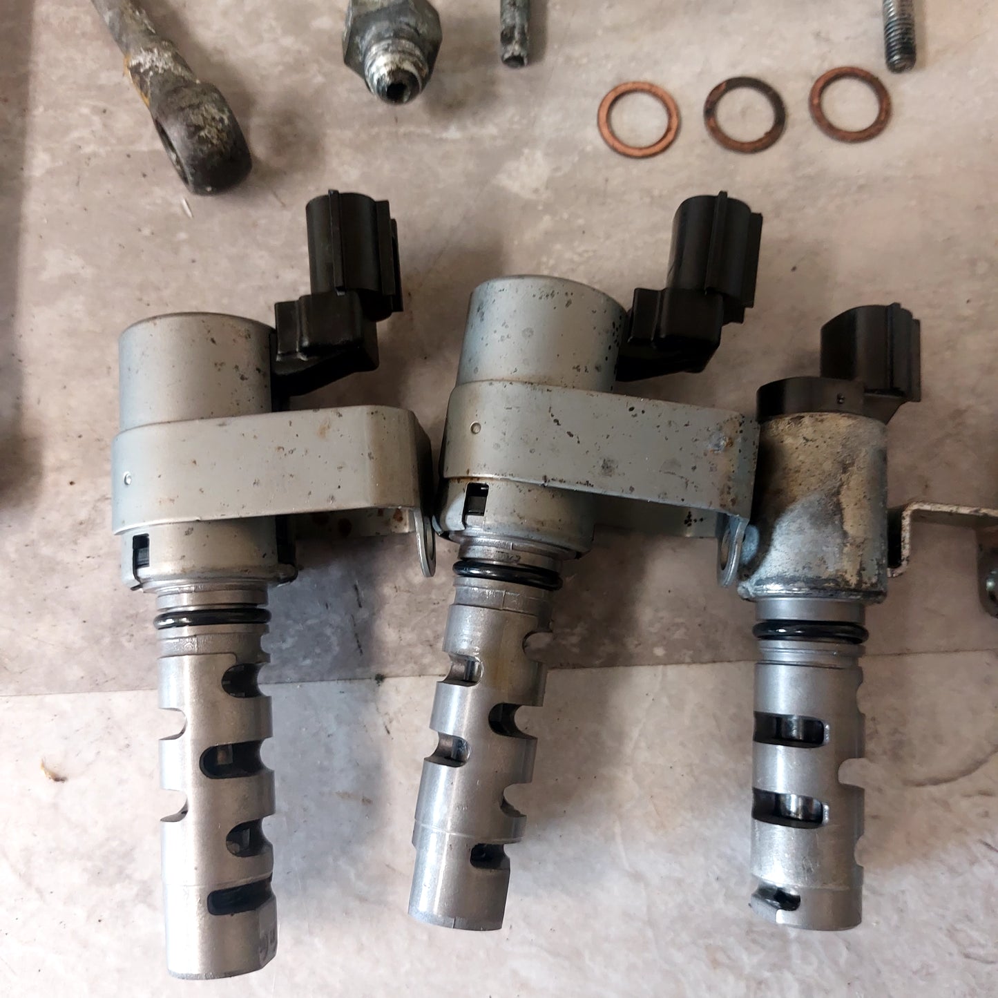 Dual AVCS Kit 2008-2021 Subaru STi intake & exhaust ej257 solenoids and oil lines ocv oil control valves