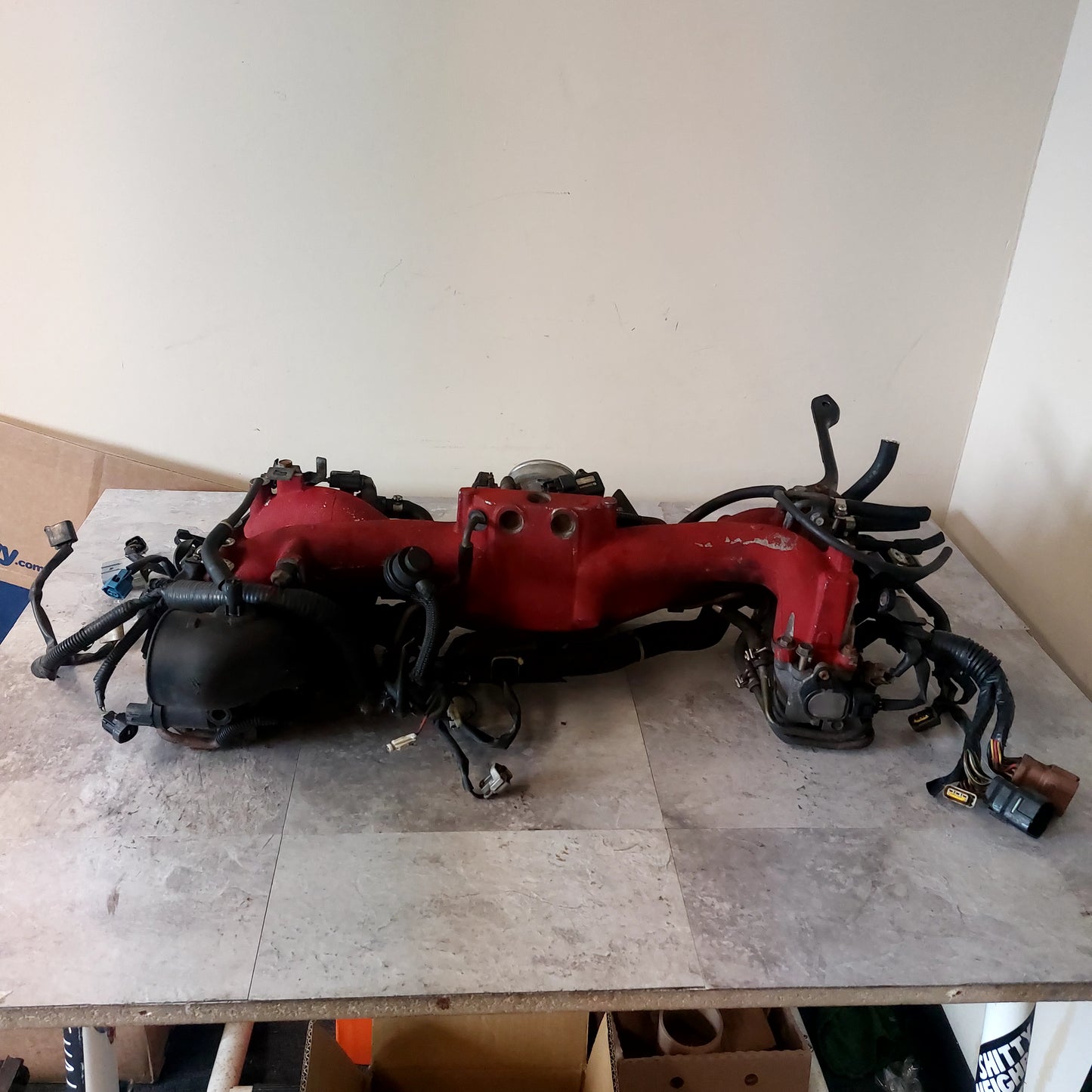 OEM Fully Dressed Engine Intake Manifold 2004 Subaru Impreza WRX STi