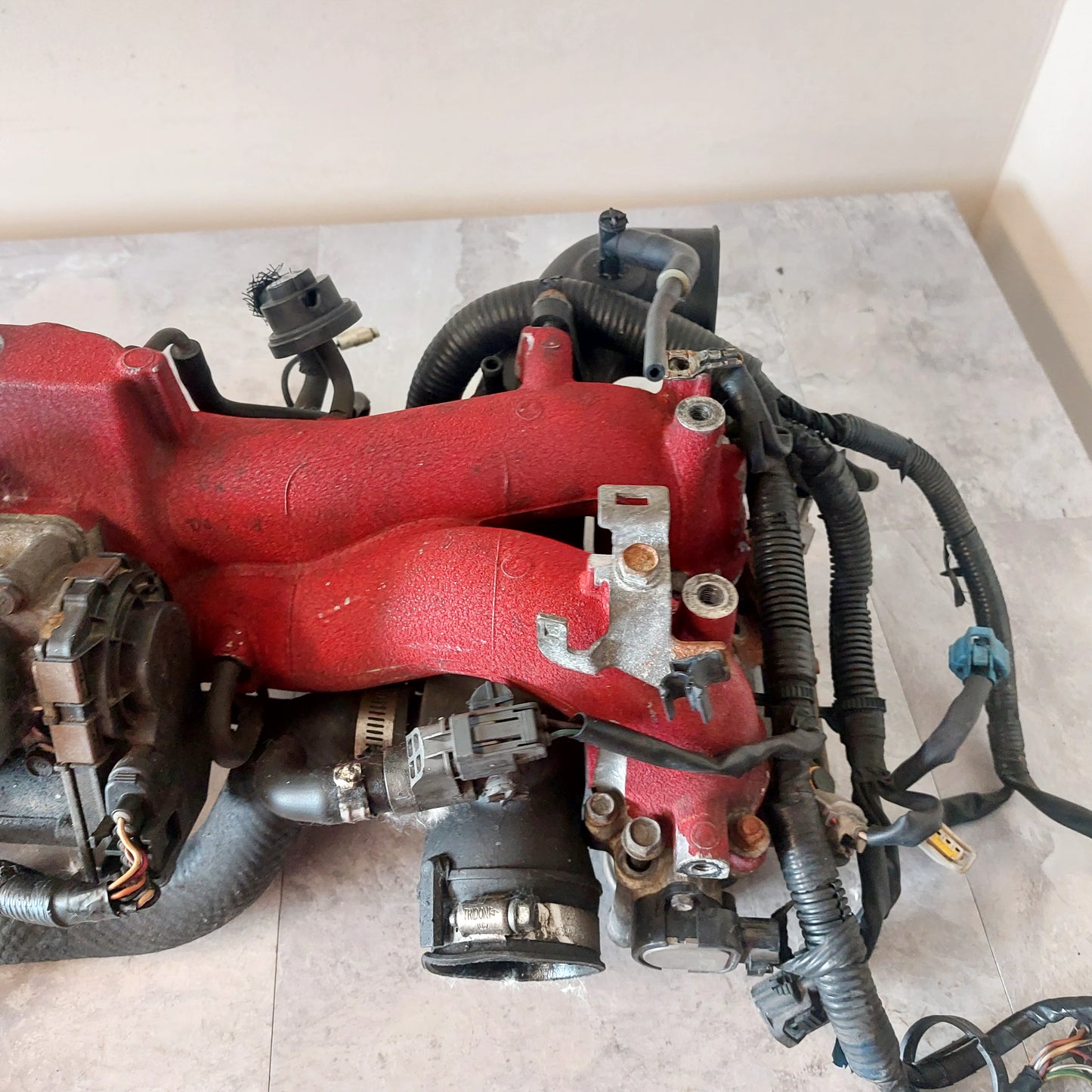 OEM Fully Dressed Engine Intake Manifold 2004 Subaru Impreza WRX STi