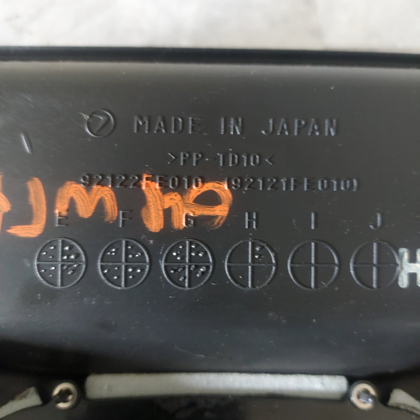OEM 2002-2004 Subaru Impreza WRX Shifter Boot Bezel Trim 92121FE010