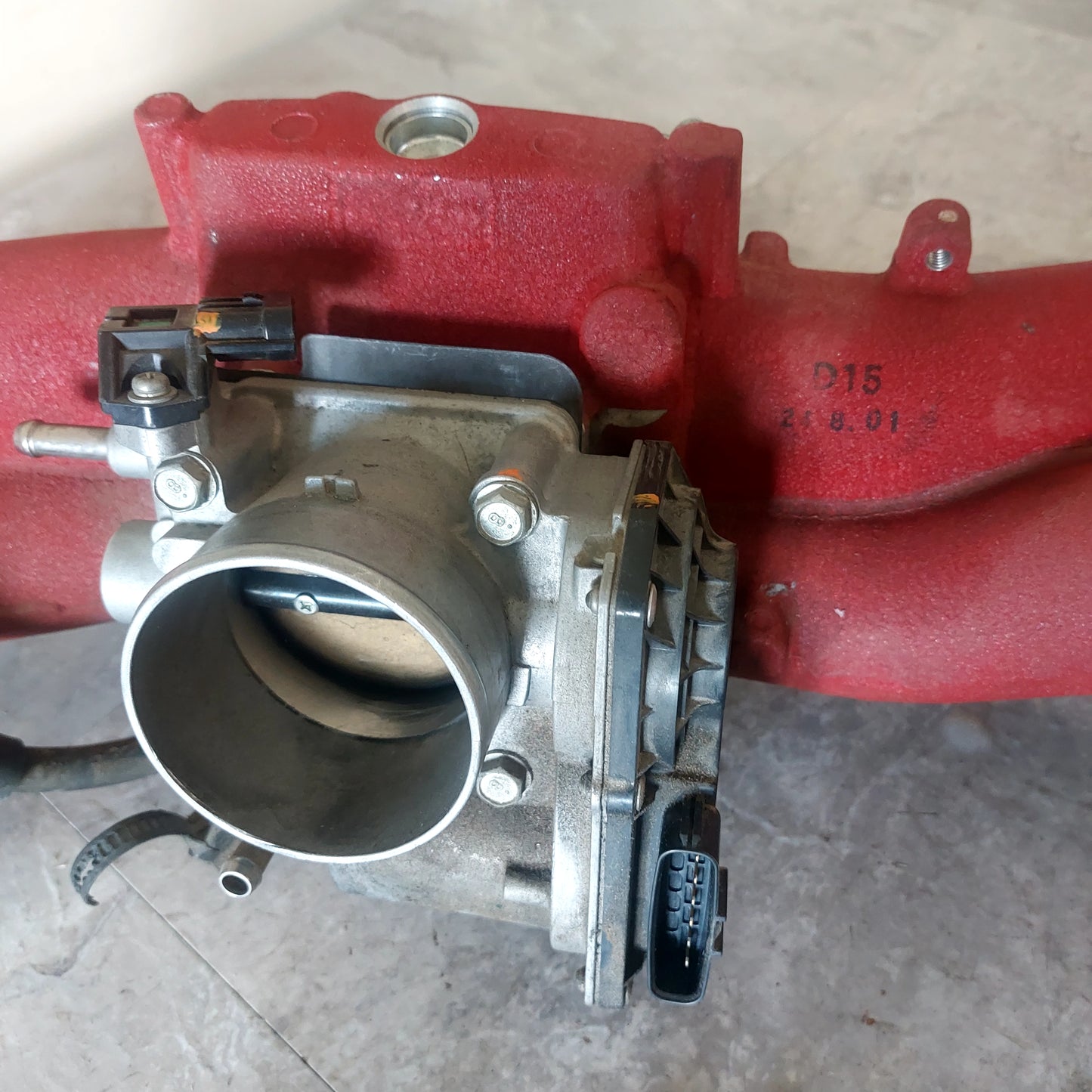 OEM 2008-2014 Subaru Impreza WRX STI Intake Manifold Assembly 14001AB970 w/ Throttle Body