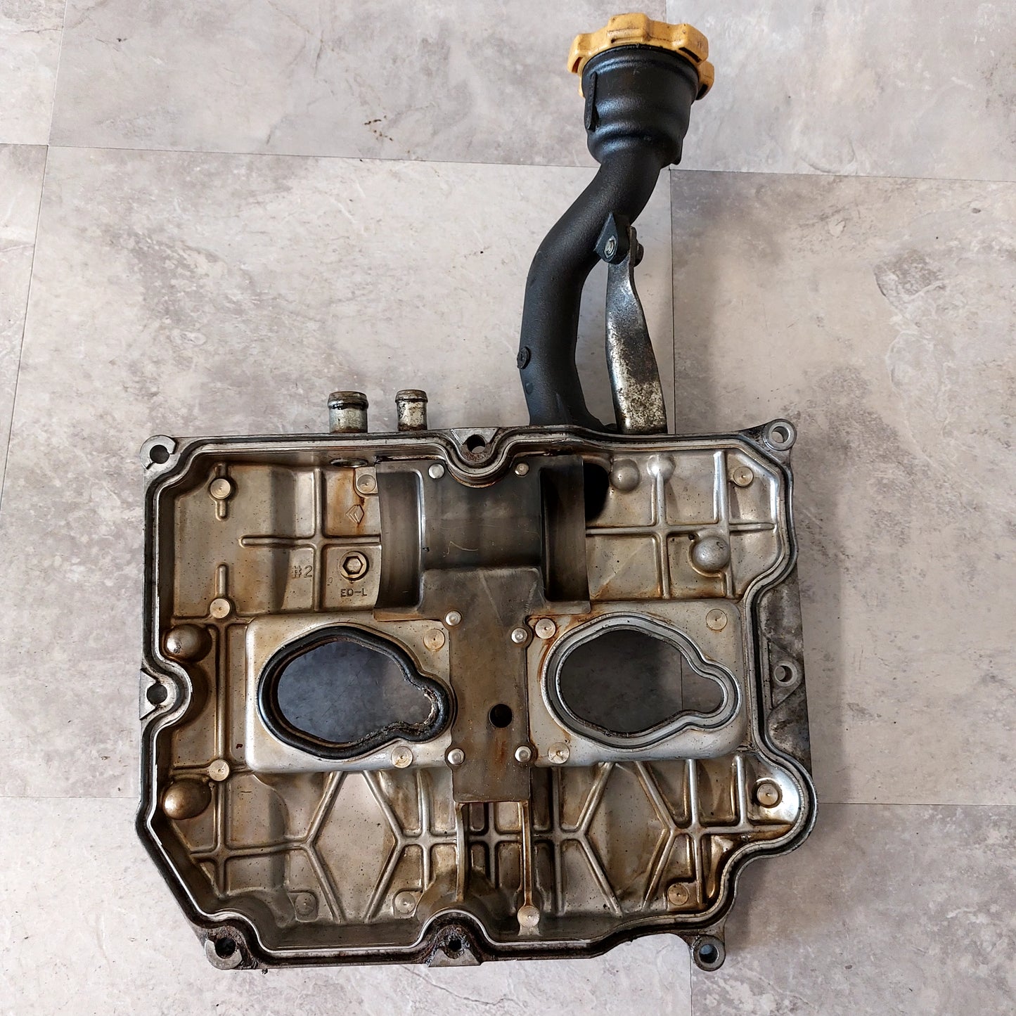 2008-2014 Subaru WRX STi Driver Side Engine Valve Cover LH OEM w Filler Neck