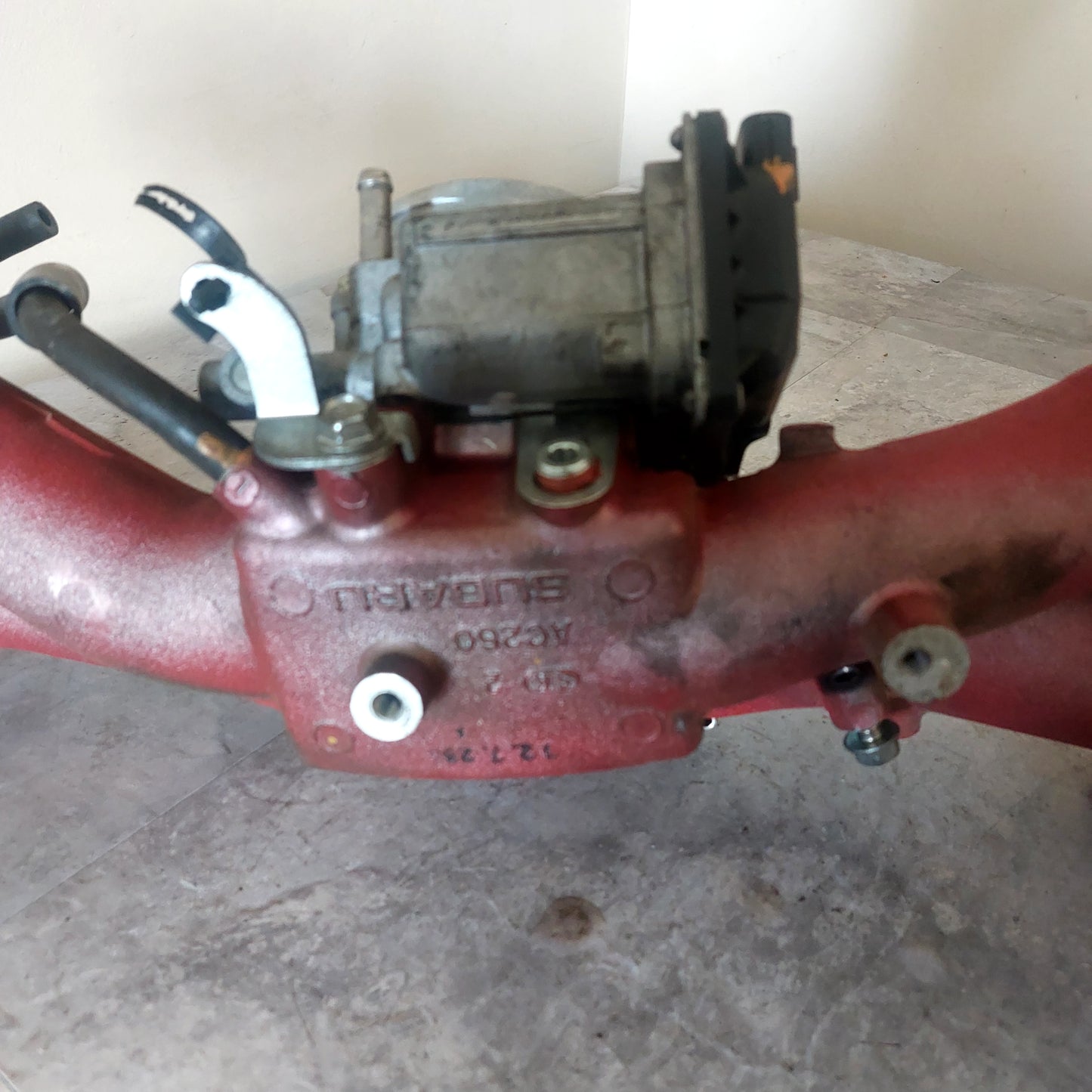 OEM 2008-2014 Subaru Impreza WRX STI Intake Manifold Assembly 14001AB970 w/ Throttle Body