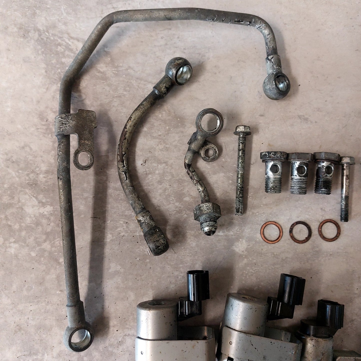 Dual AVCS Kit 2008-2021 Subaru STi intake & exhaust ej257 solenoids and oil lines ocv oil control valves